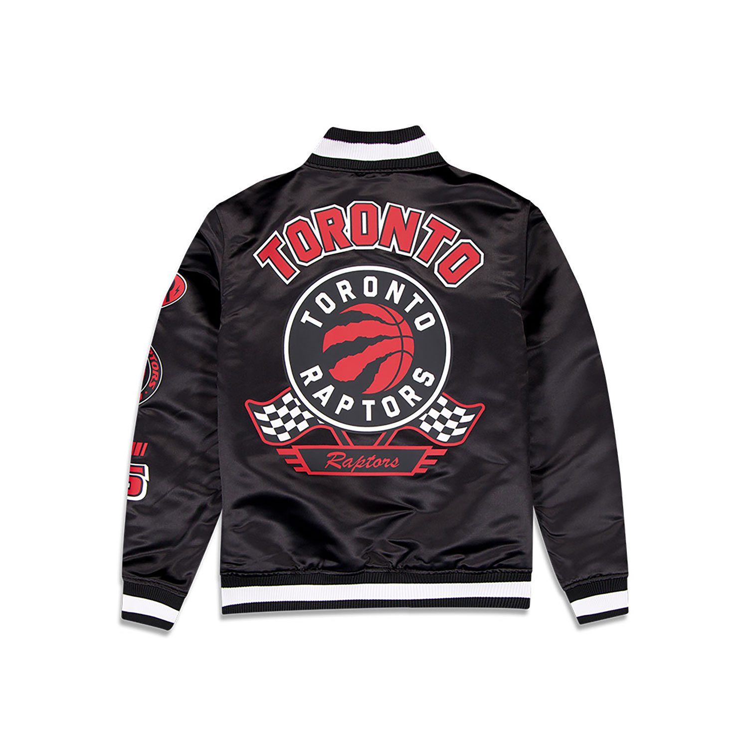 Toronto Raptors NBA Rally Drive Black Bomber Jacket