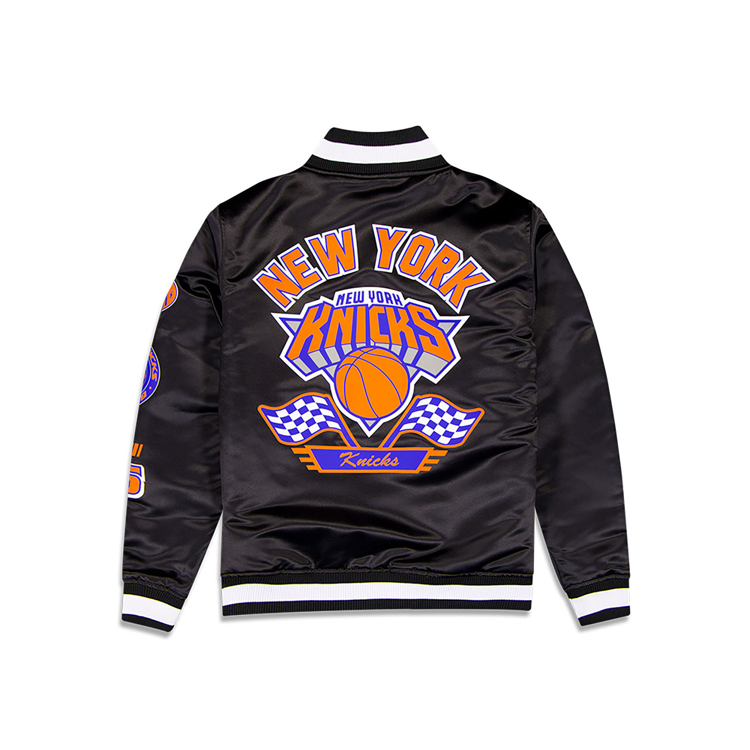 New York Knicks NBA Rally Drive Black Bomber Jacket