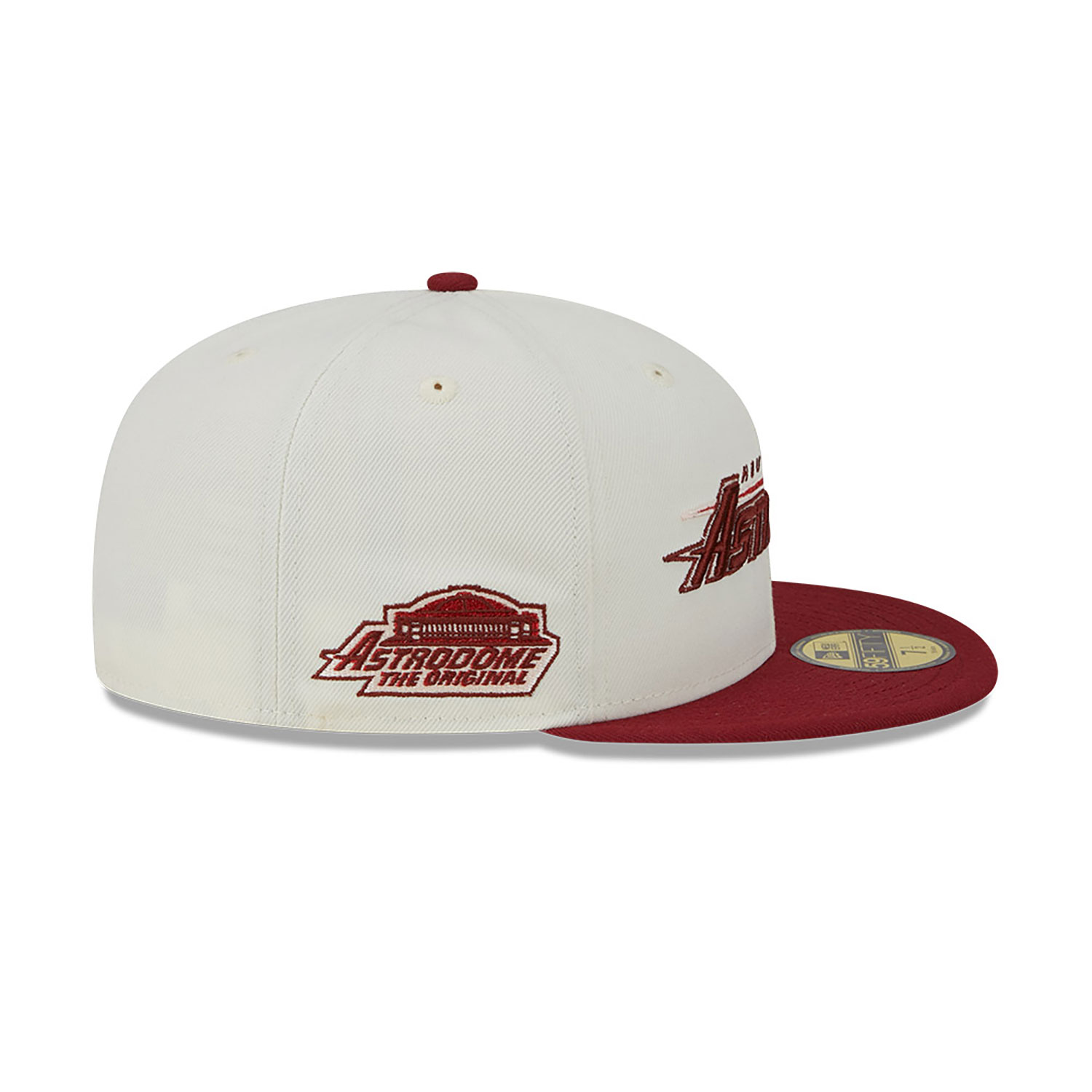 Houston Astros Be Mine White 59FIFTY Fitted Cap