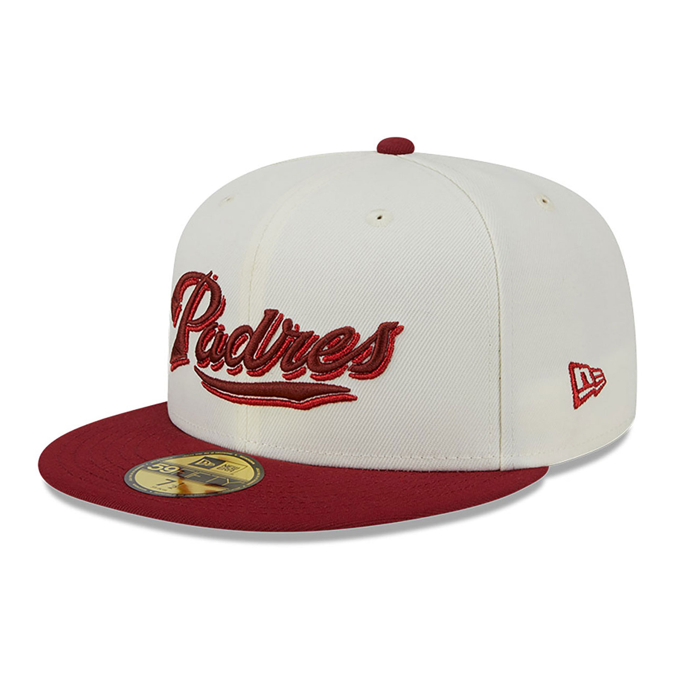 San Diego Padres Be Mine White 59FIFTY Fitted Cap