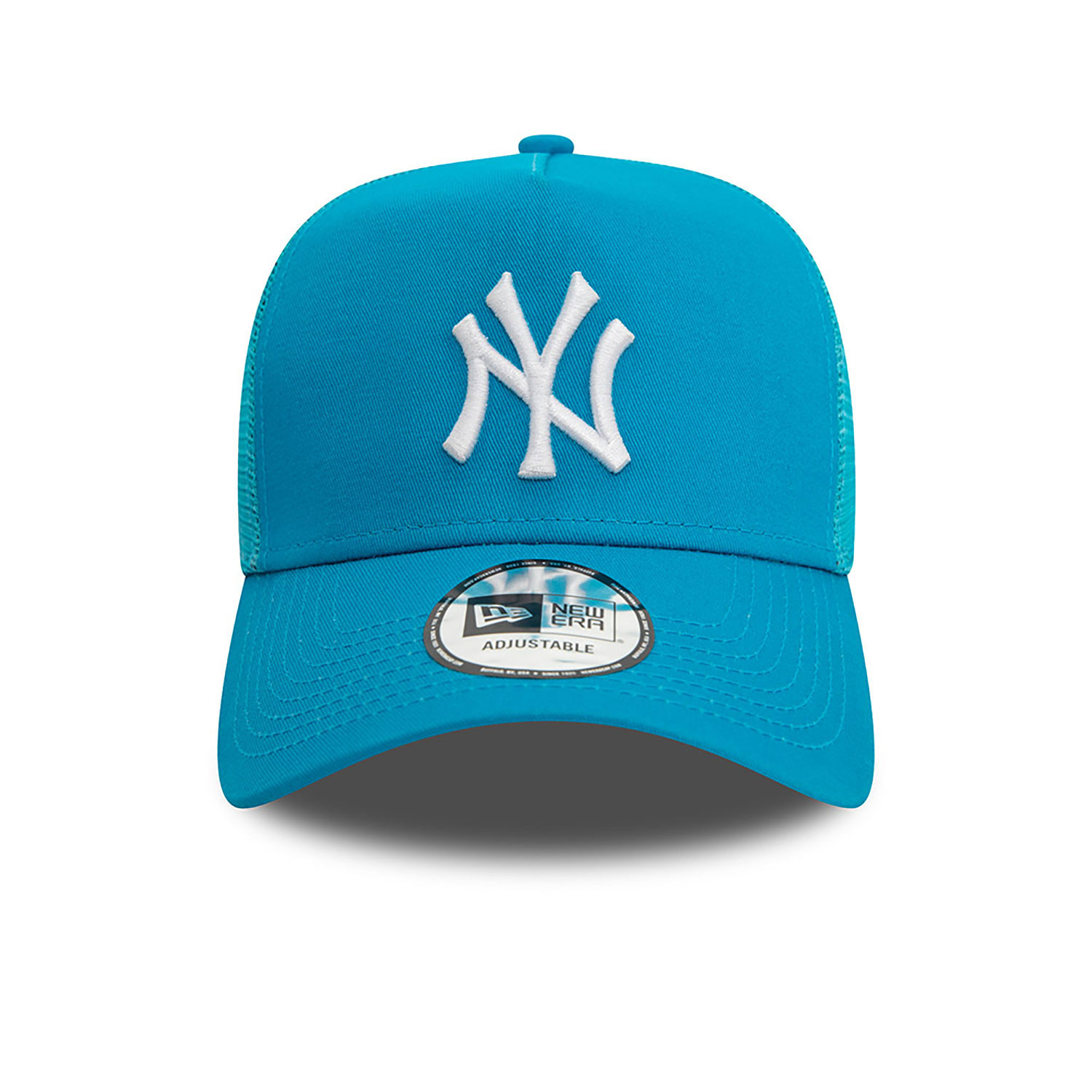 New York Yankees League Essential Blue A-Frame Trucker Cap