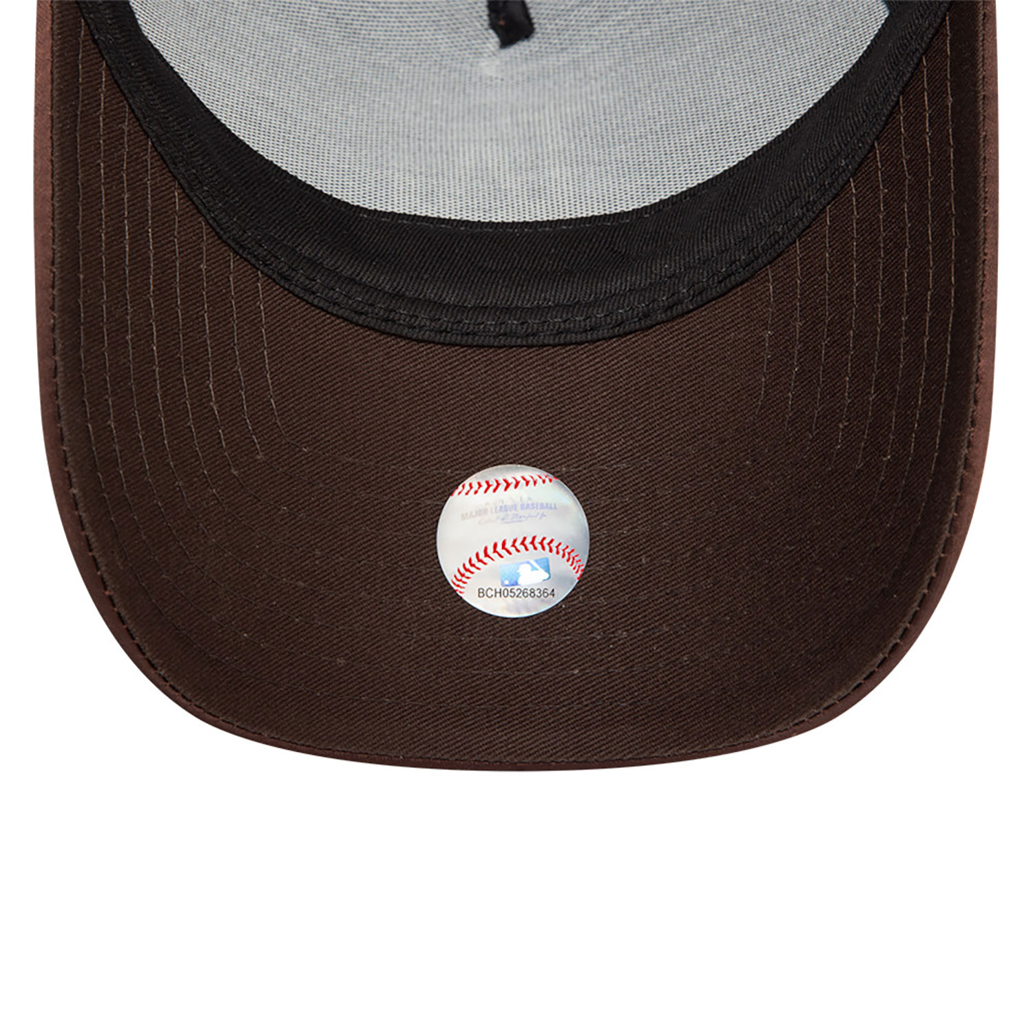 LA Dodgers MLB Satin Rhinestone Dark Brown 9FORTY E-Frame Adjustable Cap