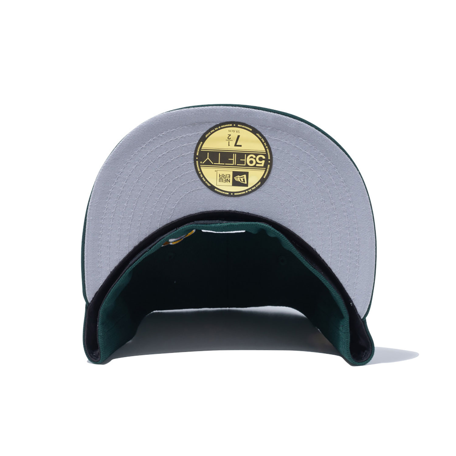 Oakland Athletics Flower Embroidery New Era Japan Dark Green 59FIFTY Fitted Cap