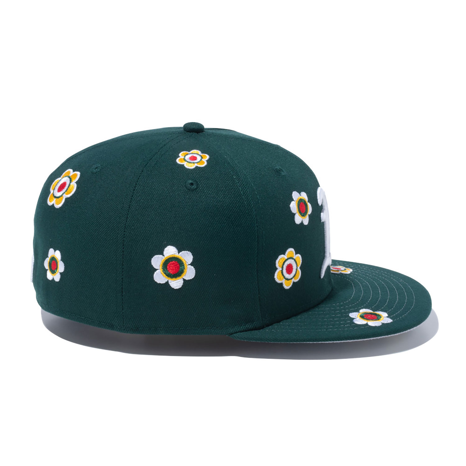 Flower Embroidery Oakland Athletics 59FIFTY Fitted Cap | New Era 