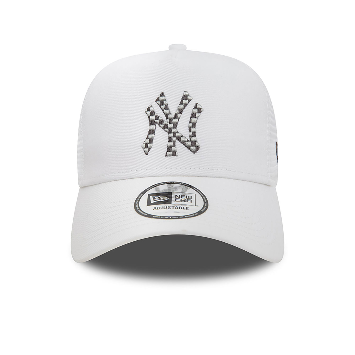 New York Yankees Seasonal Infill White A-Frame Trucker Cap
