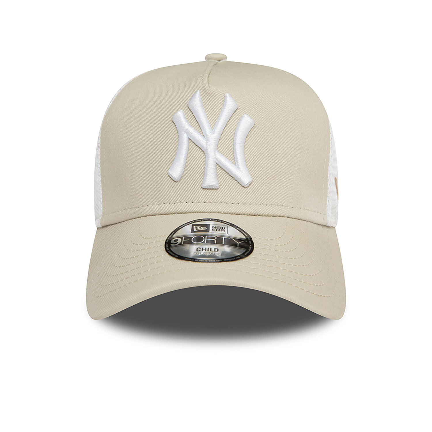 New York Yankees Youth League Essential Stone A-Frame Trucker Cap