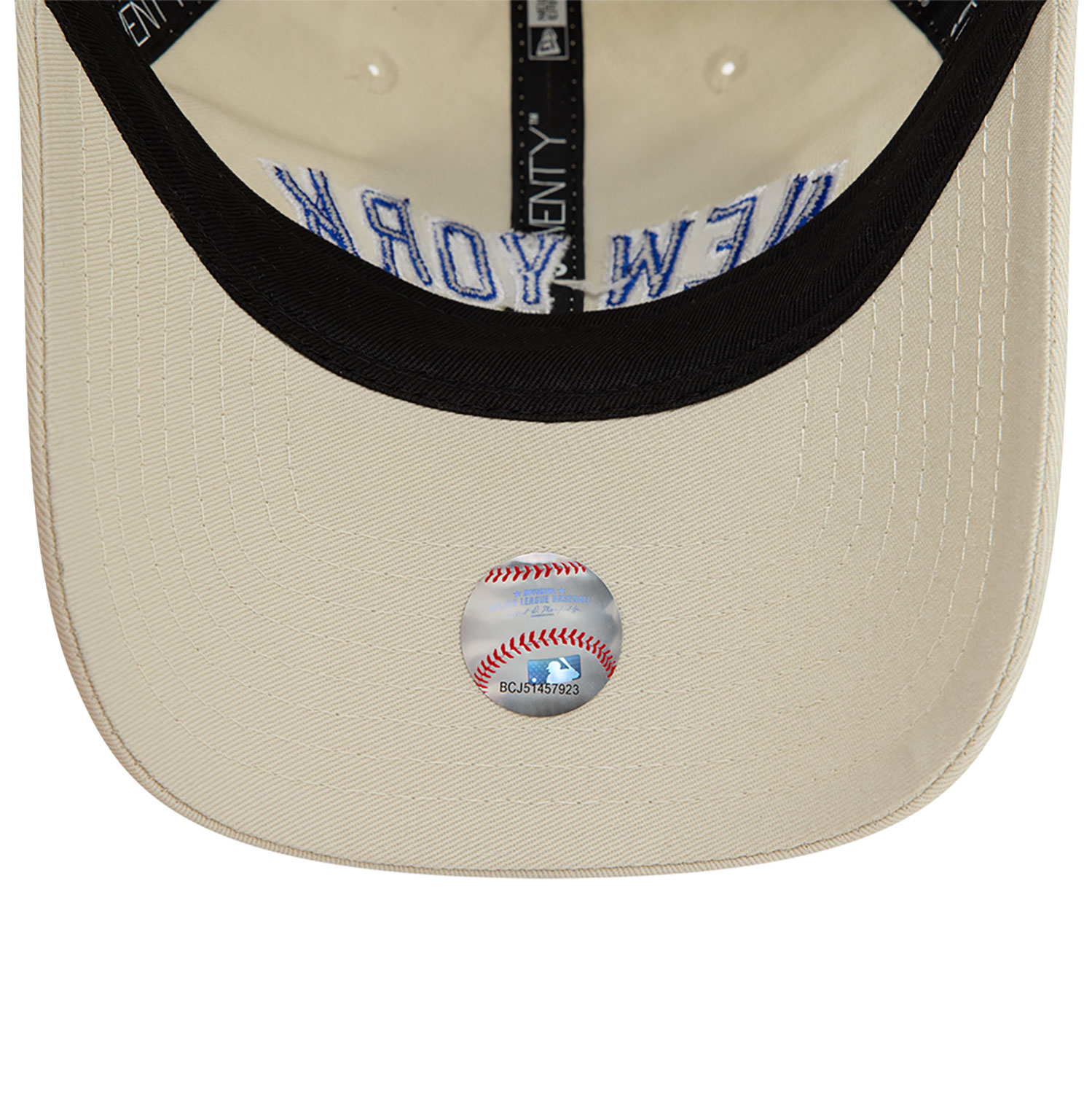 New York Yankees MLB Wordmark Off White 9TWENTY Adjustable Cap