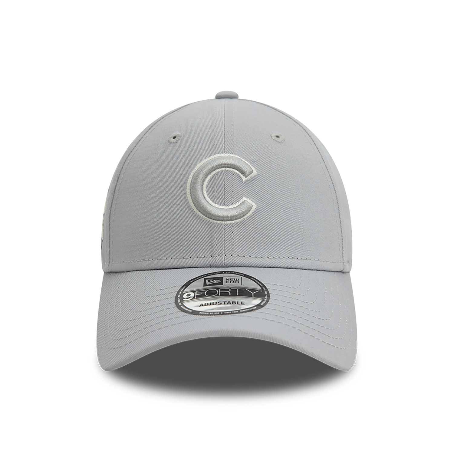Chicago Cubs MLB Patch Grey 9FORTY Adjustable Cap