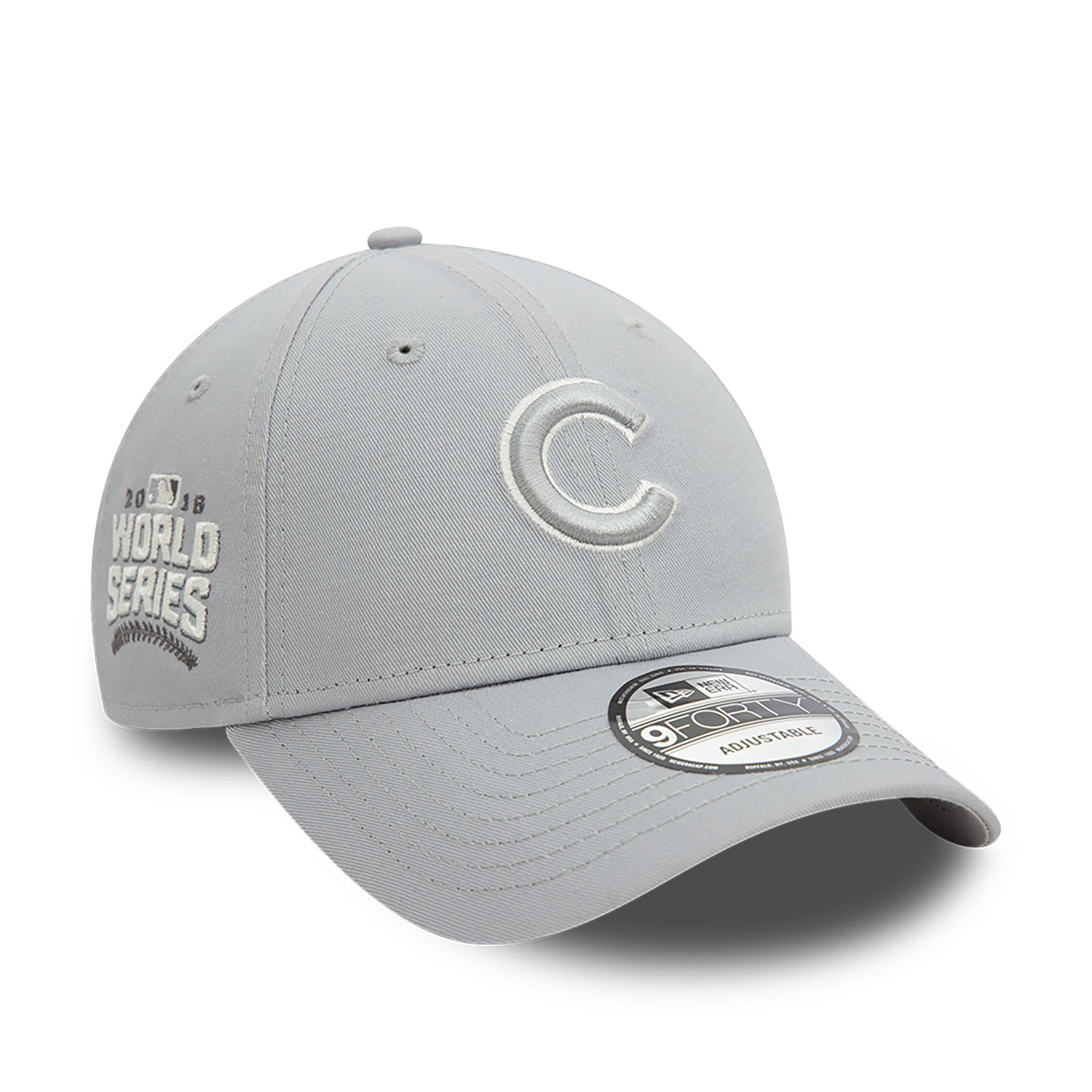 Chicago Cubs MLB Patch Grey 9FORTY Adjustable Cap