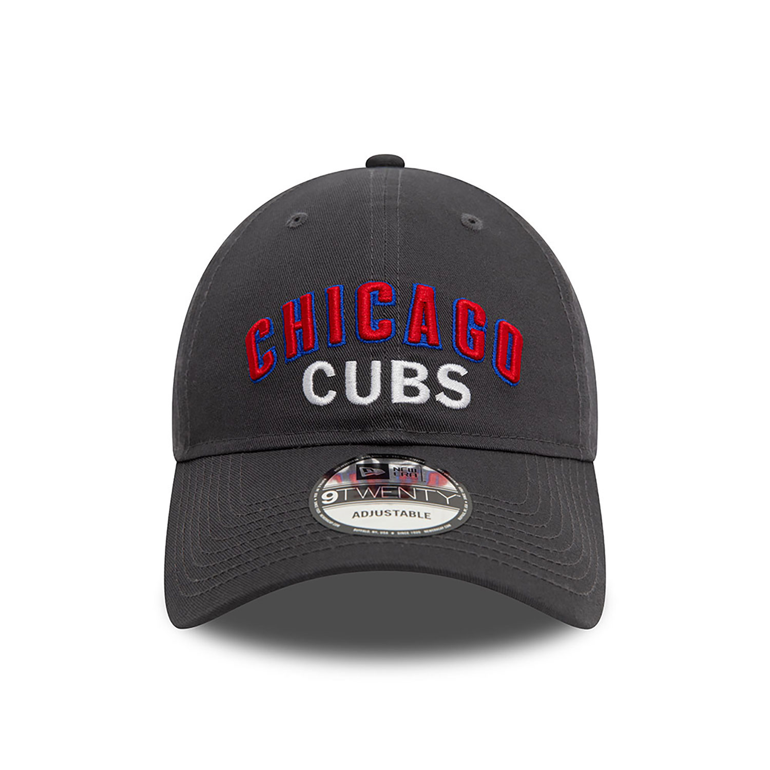 Chicago Cubs MLB Wordmark Dark Grey 9TWENTY Adjustable Cap