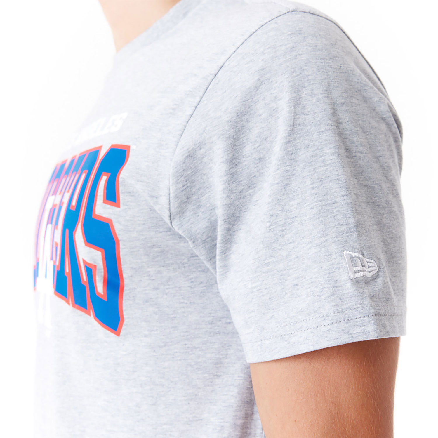 LA Dodgers MLB Arch Wordmark Graphic Grey T-Shirt