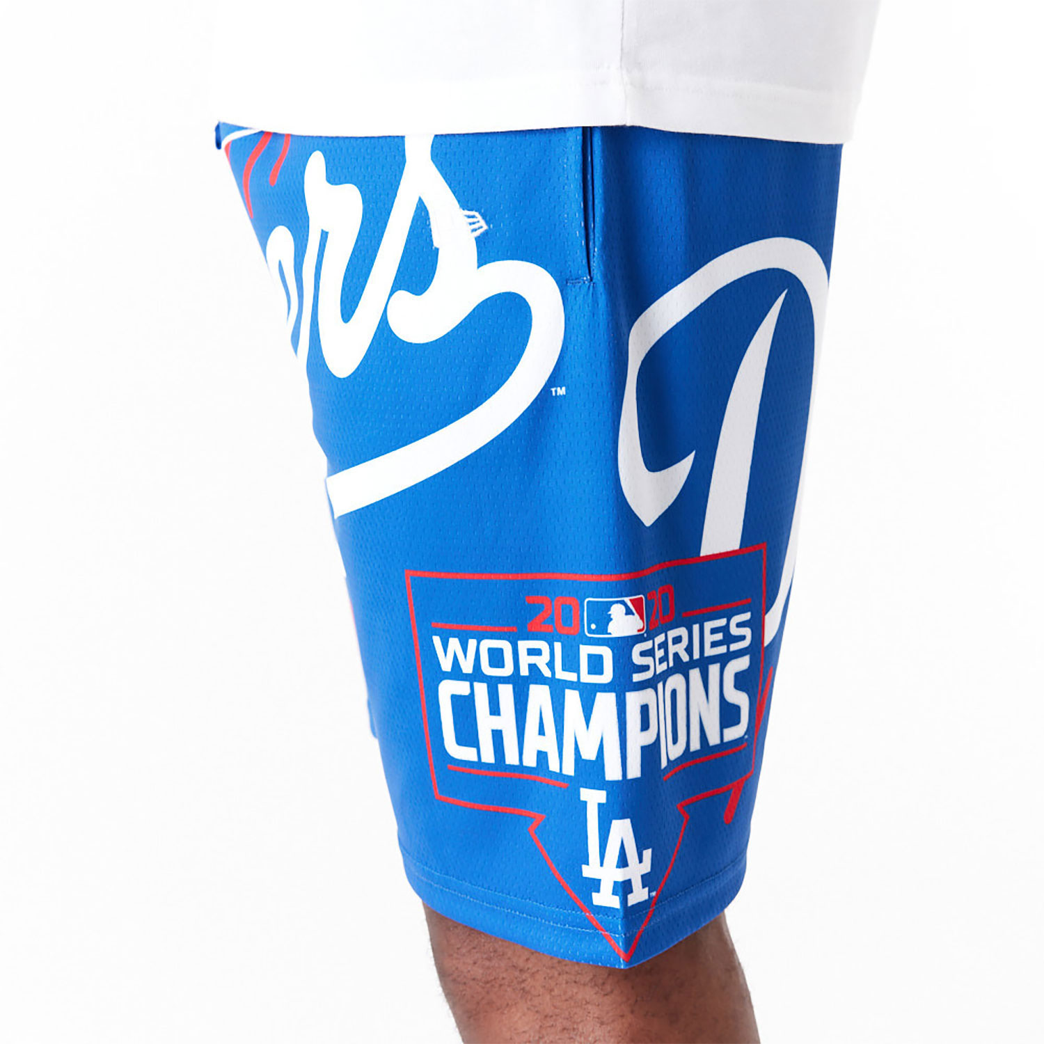 LA Dodgers MLB Large Logo Blue Shorts