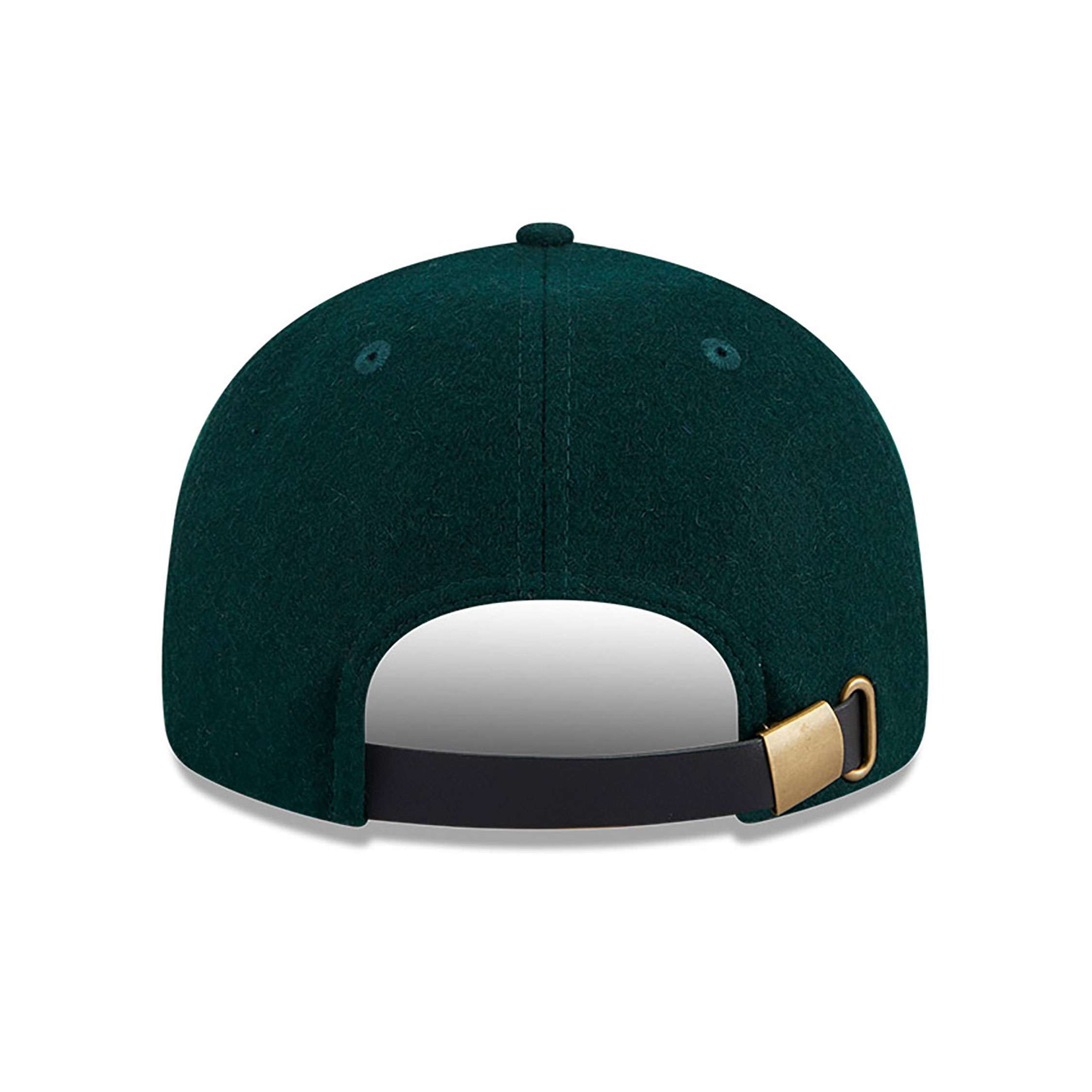 Oakland Athletics Melton Wool Dark Green Retro Crown 9FIFTY Strapback Cap