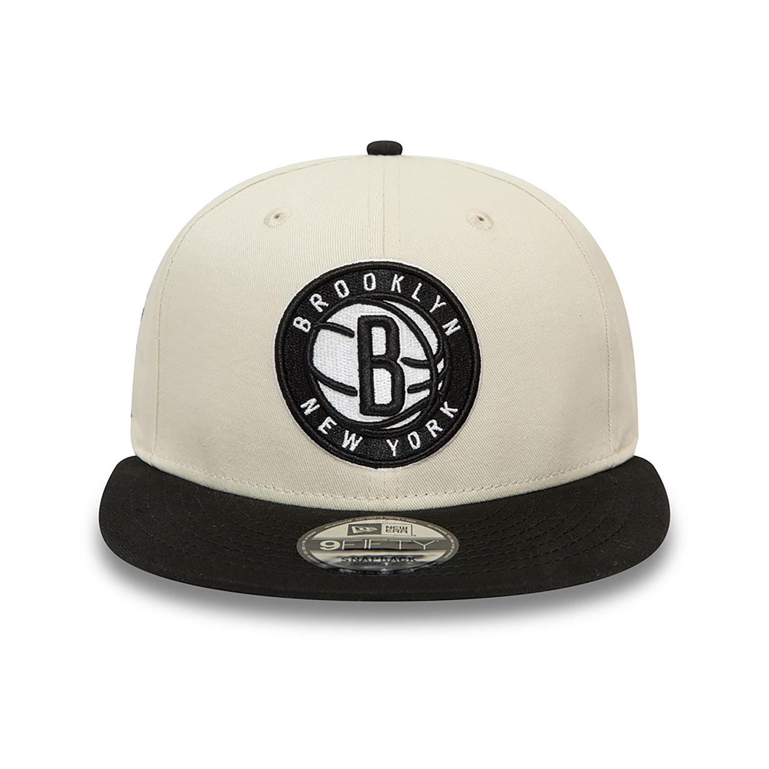 Brooklyn Nets NBA Logo Stone 9FIFTY Snapback Cap