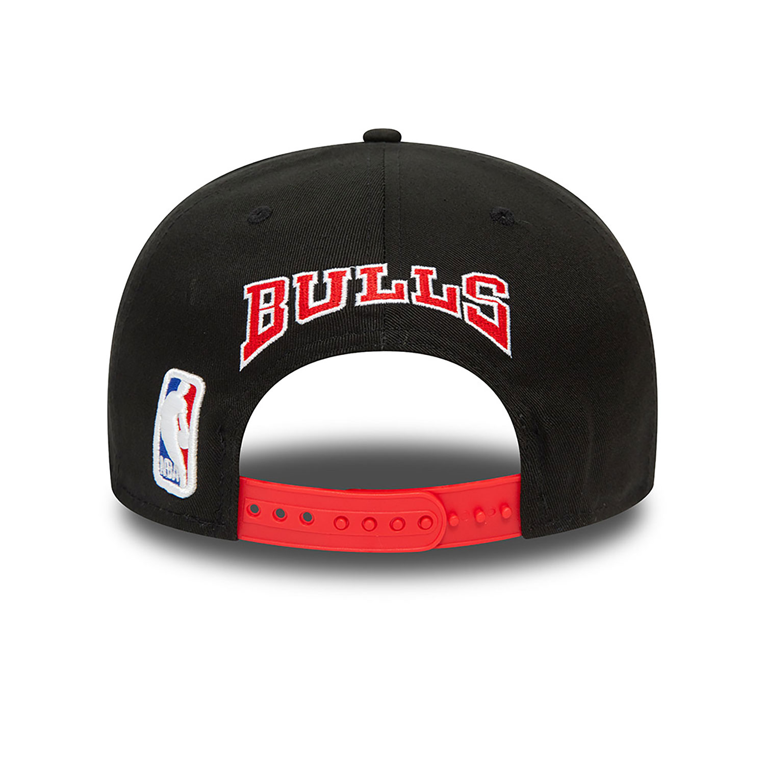 Chicago Bulls NBA Rear Logo Black 9FIFTY Snapback Cap
