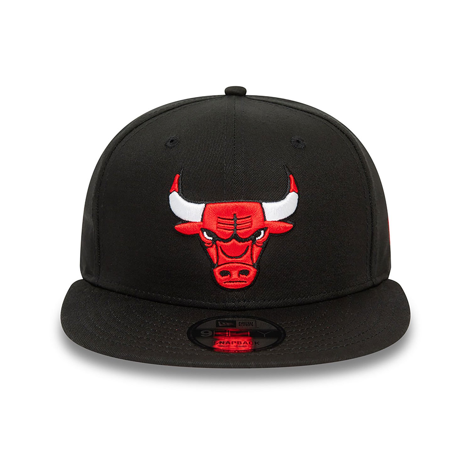 Chicago Bulls NBA Rear Logo Black 9FIFTY Snapback Cap