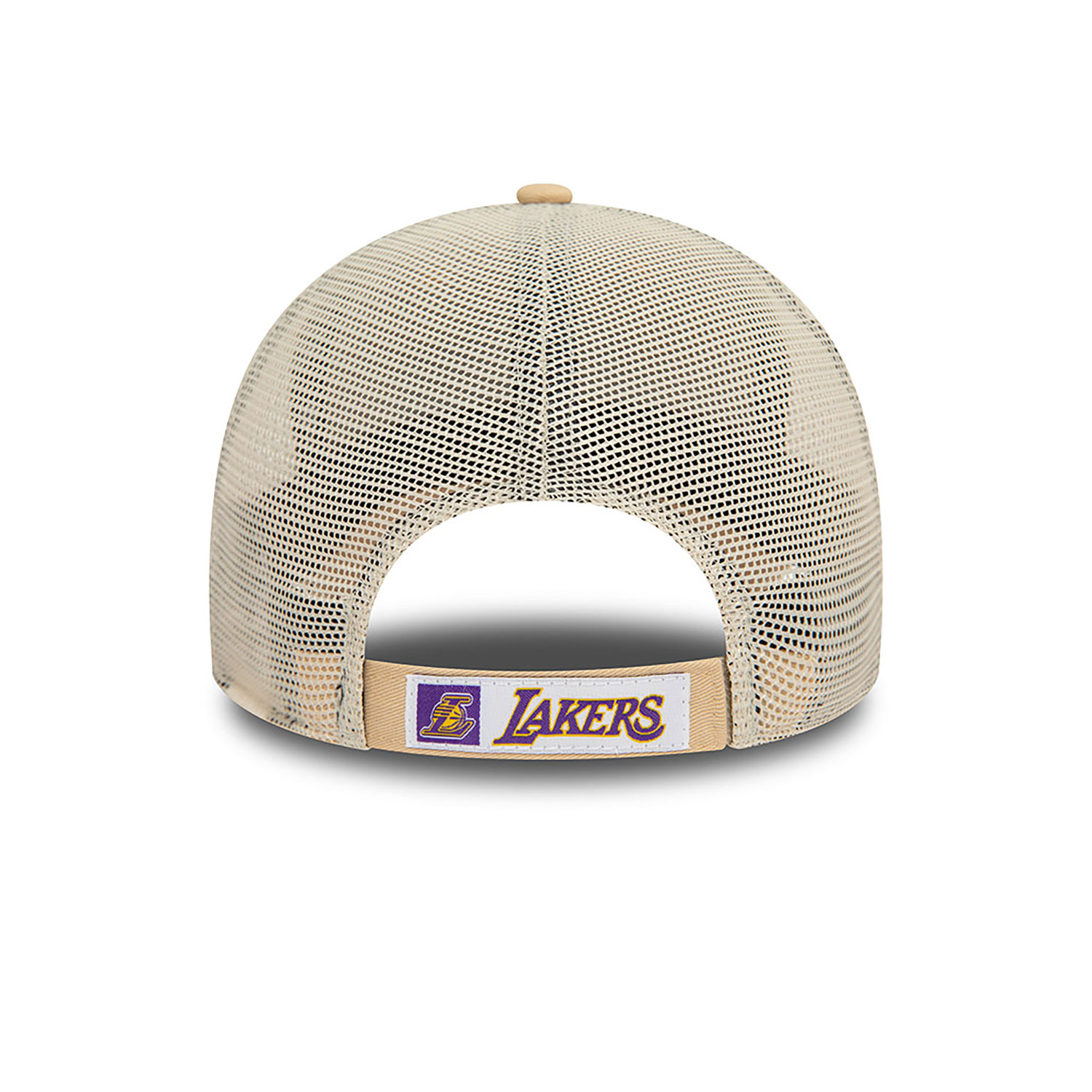 LA Lakers NBA Light Beige 9FORTY Trucker Cap