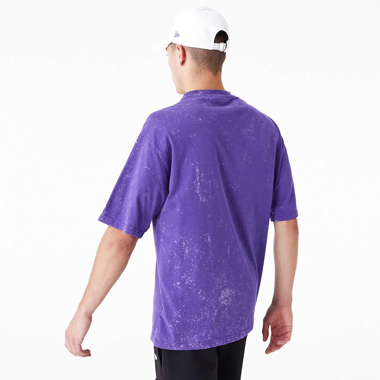 LA Lakers NBA Washed Purple Oversized T-Shirt