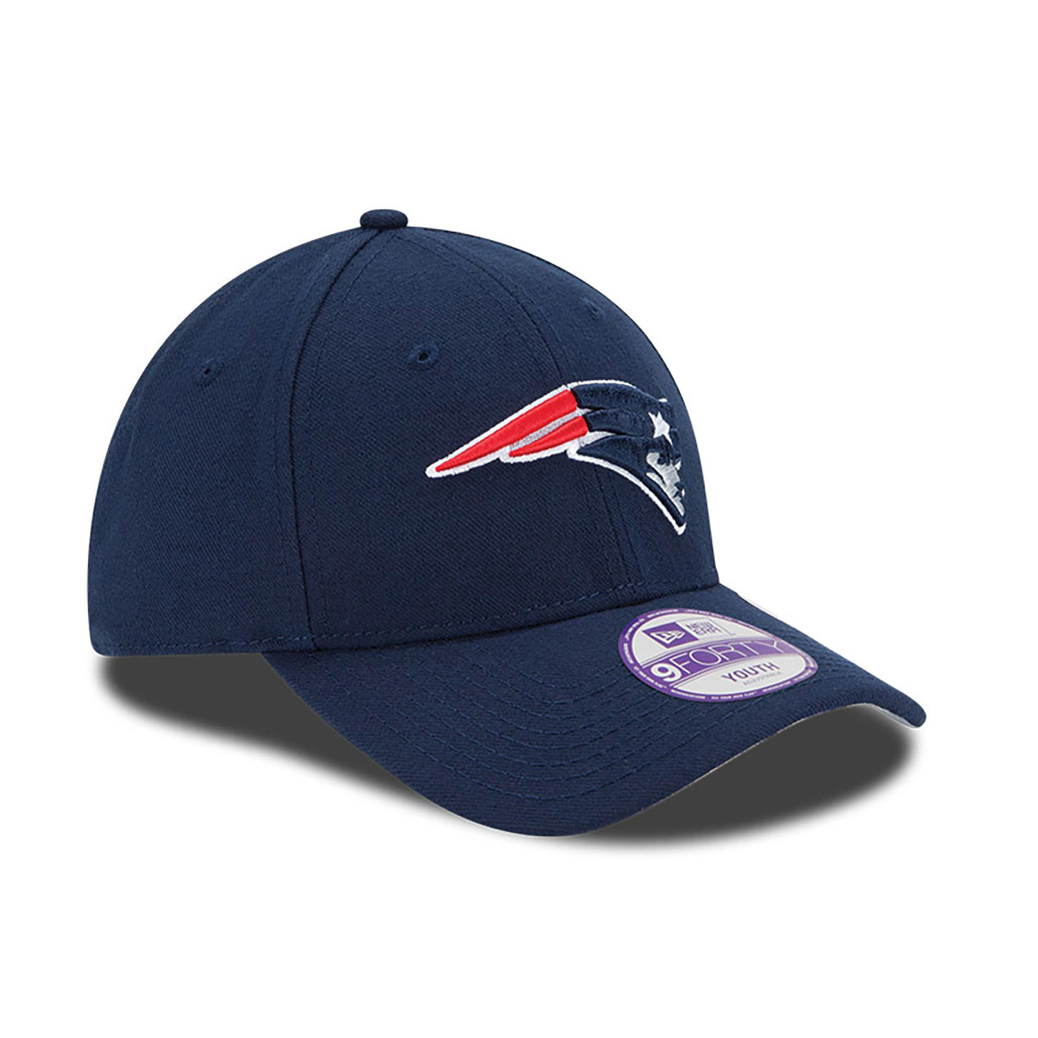 New England Patriots Youth The League Dark Blue 9FORTY Adjustable Cap