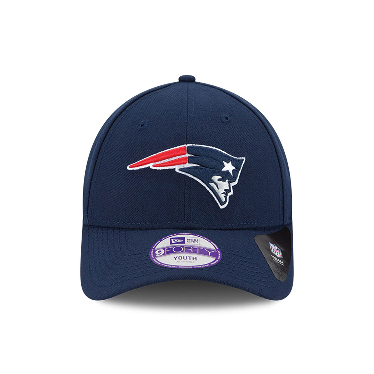 New England Patriots Youth The League Dark Blue 9FORTY Adjustable Cap