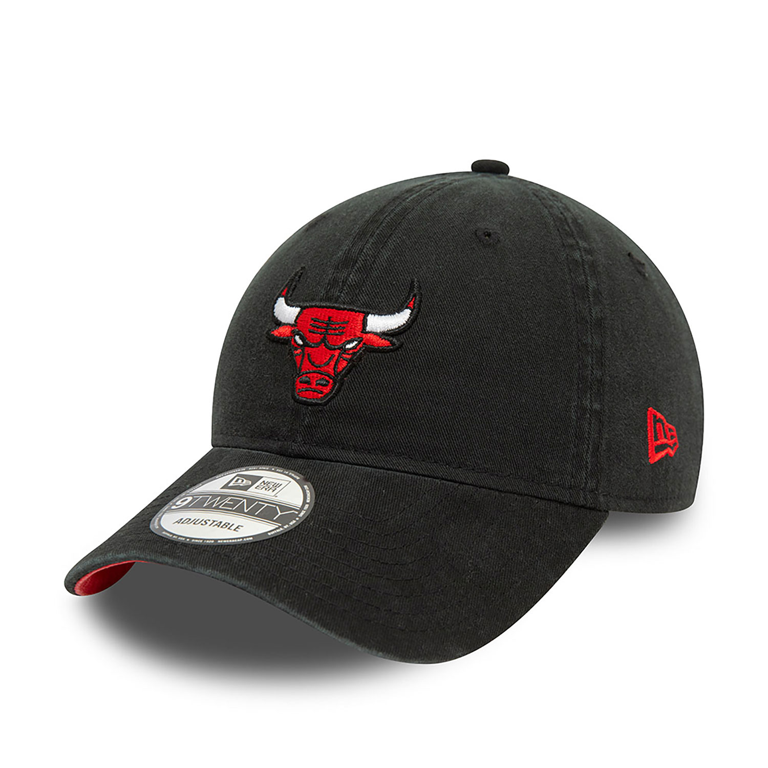 Chicago Bulls NBA Black 9TWENTY Adjustable Cap