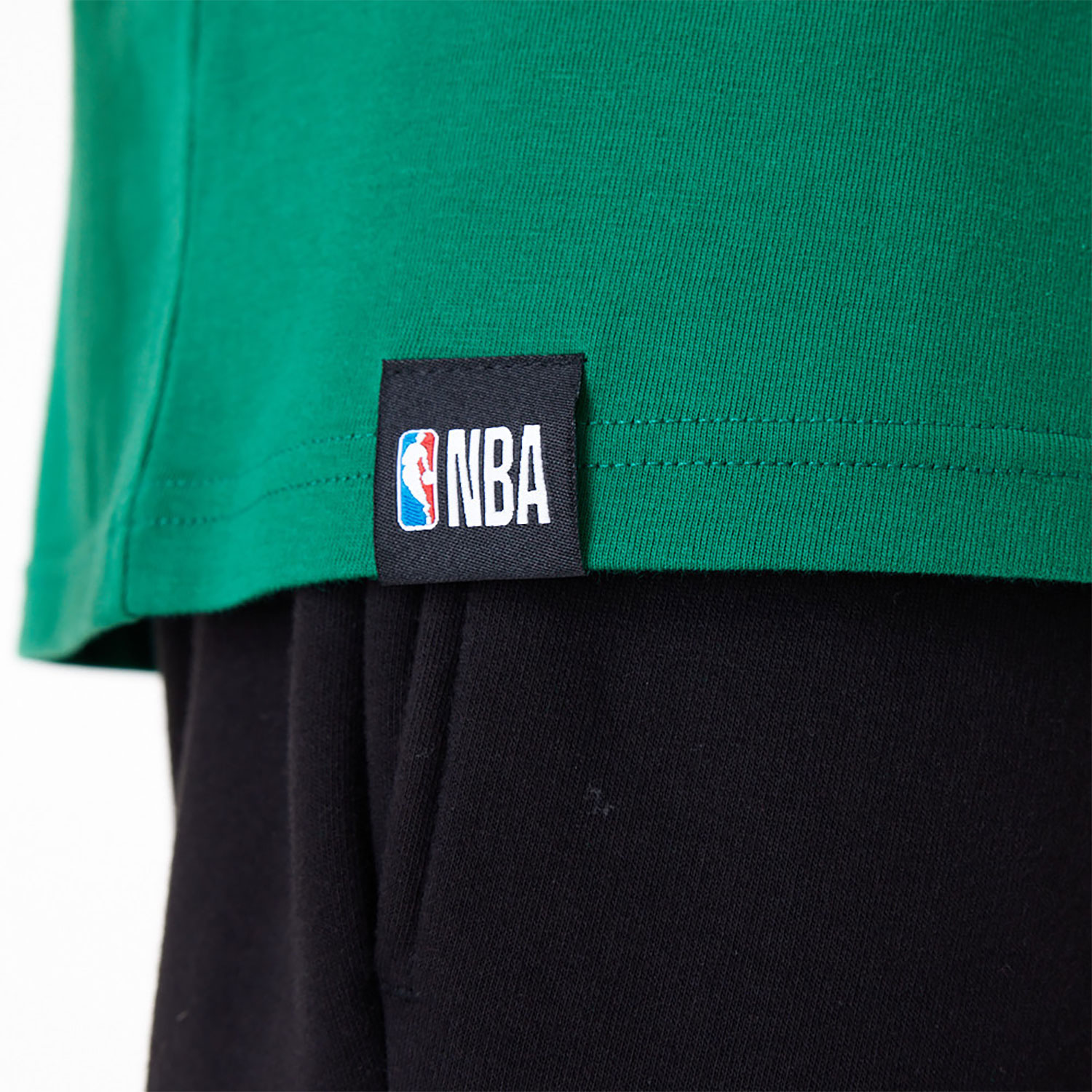 Boston Celtics NBA Large Wordmark Green Oversized T-Shirt