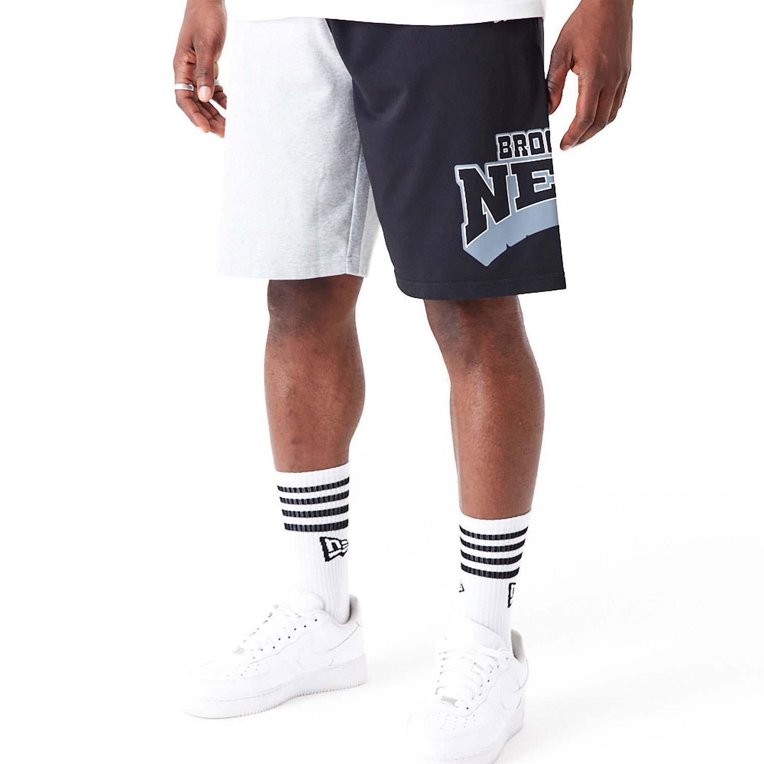 Brooklyn Nets NBA Graphic Grey Shorts