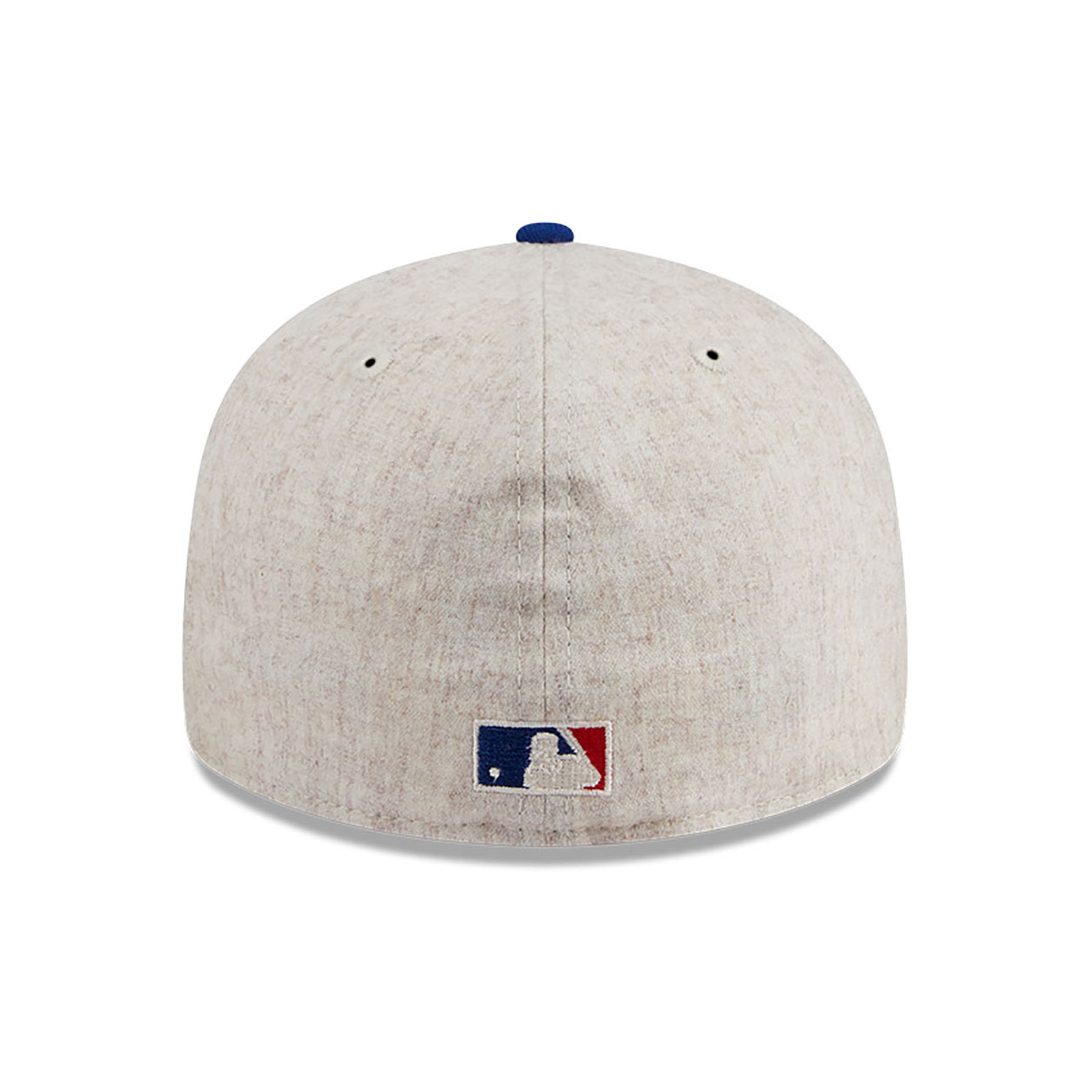 Chicago Cubs Melton Wool Light Beige Retro Crown 59FIFTY Fitted Cap