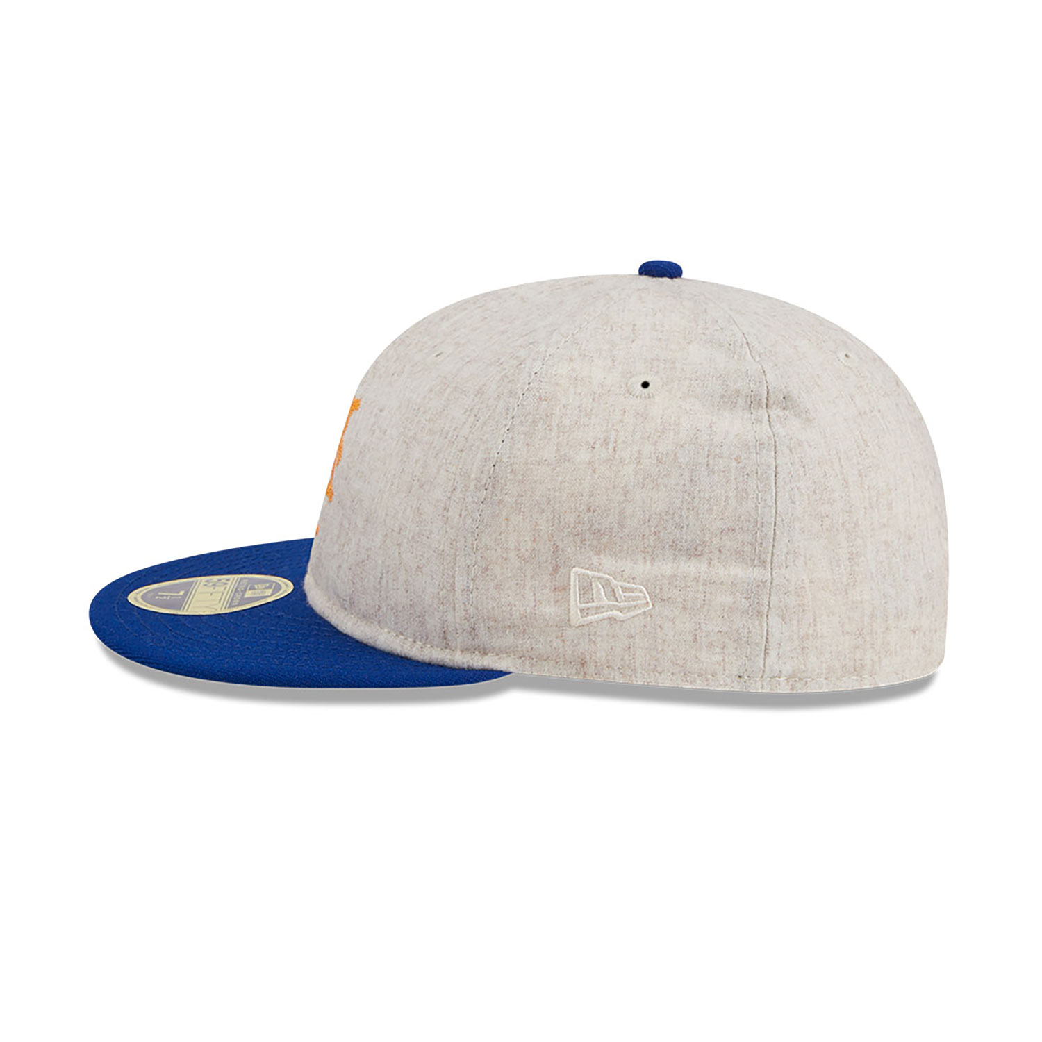 New York Mets Melton Wool Light Beige Retro Crown 59FIFTY Fitted Cap