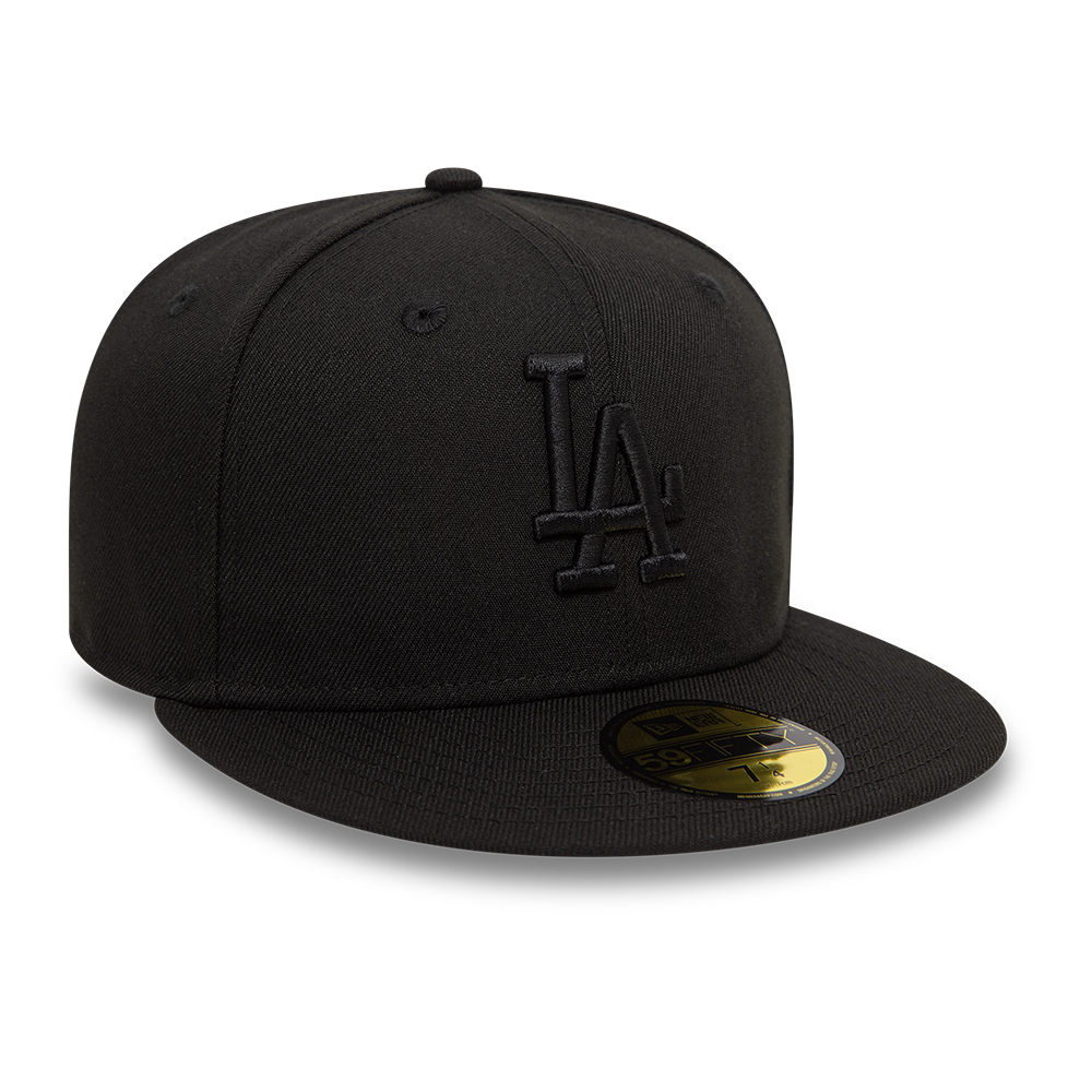 LA Dodgers League Essential Black 59FIFTY Fitted Cap