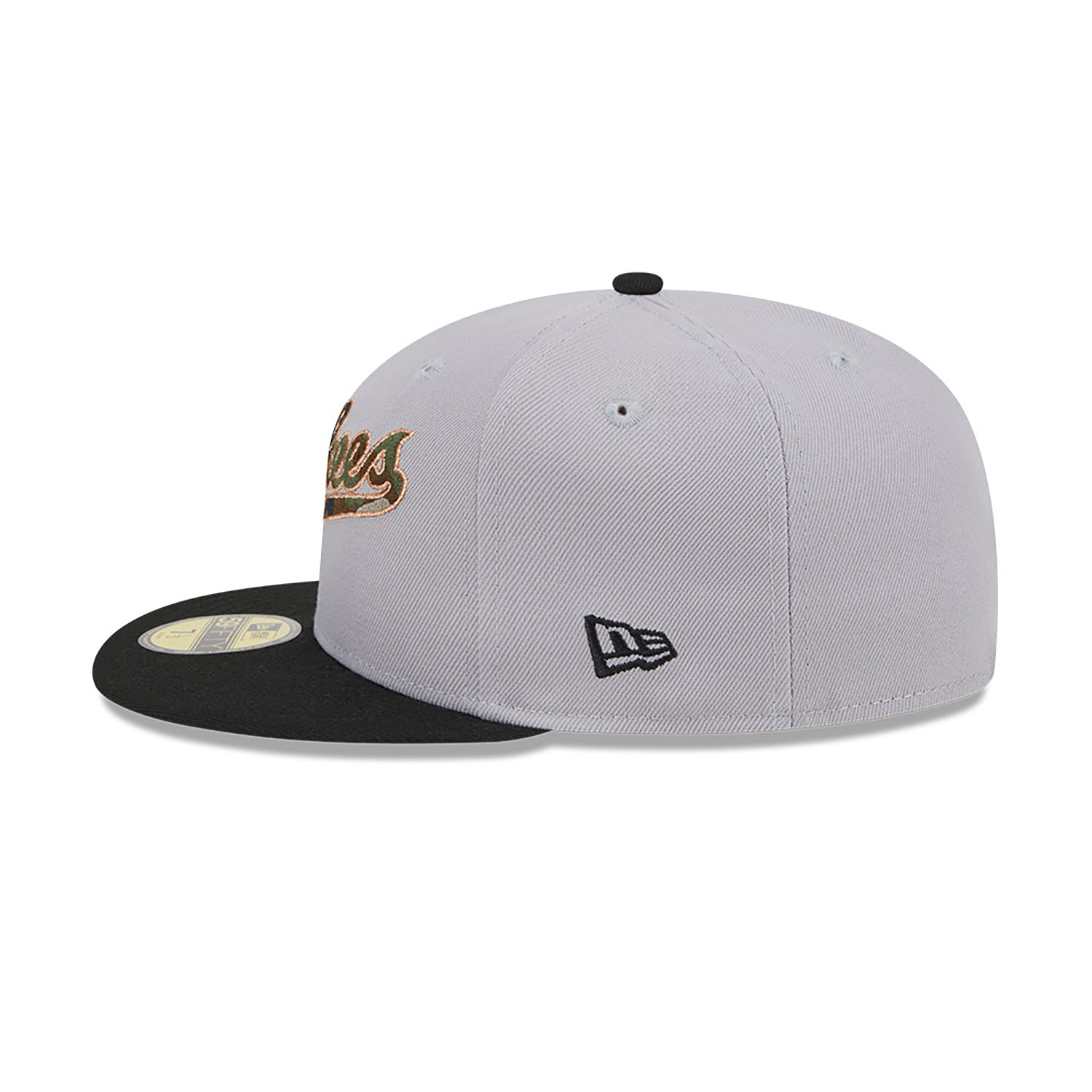 New York Yankees Camo Fill Grey 59FIFTY Fitted Cap
