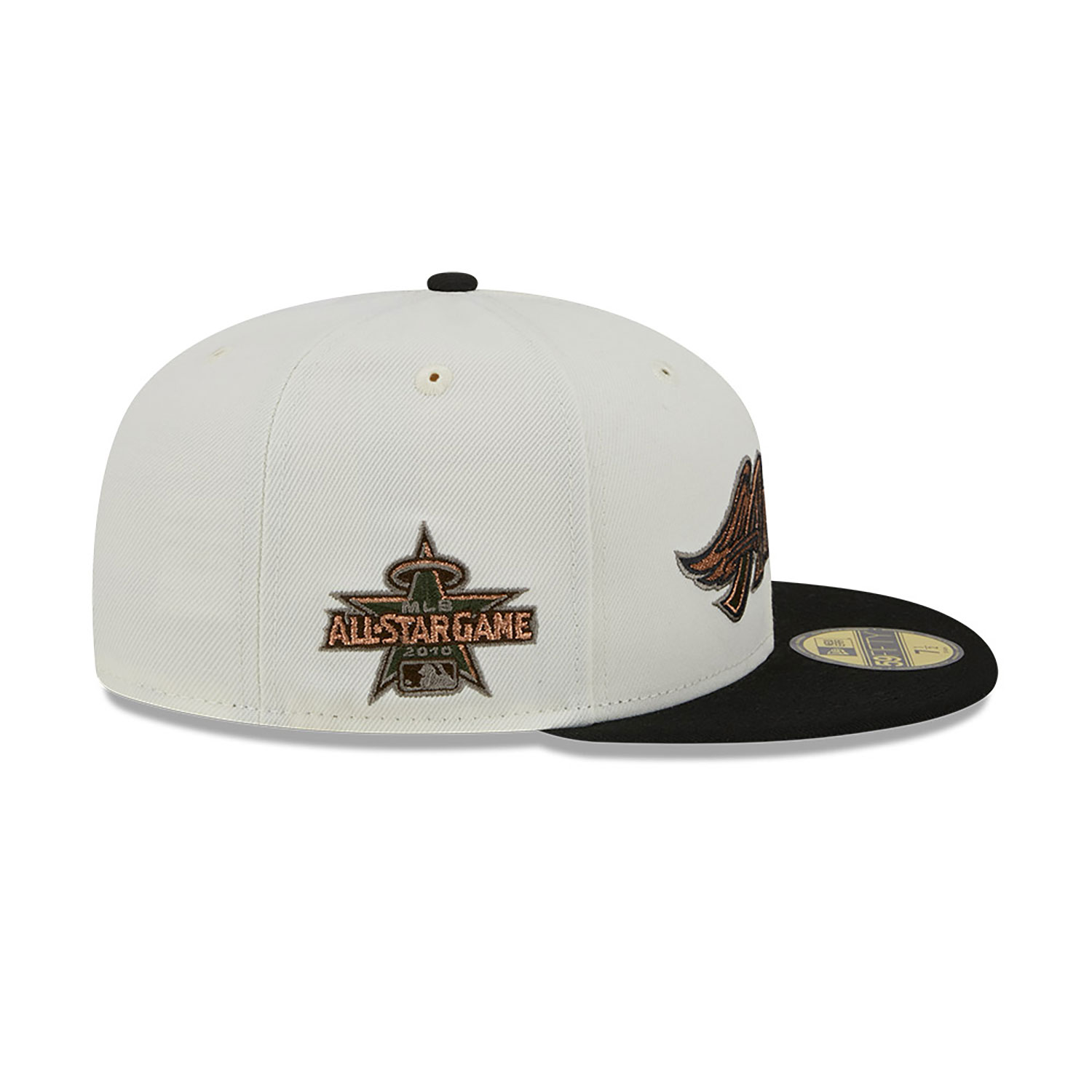 LA Angels Camo Fill White 59FIFTY Fitted Cap