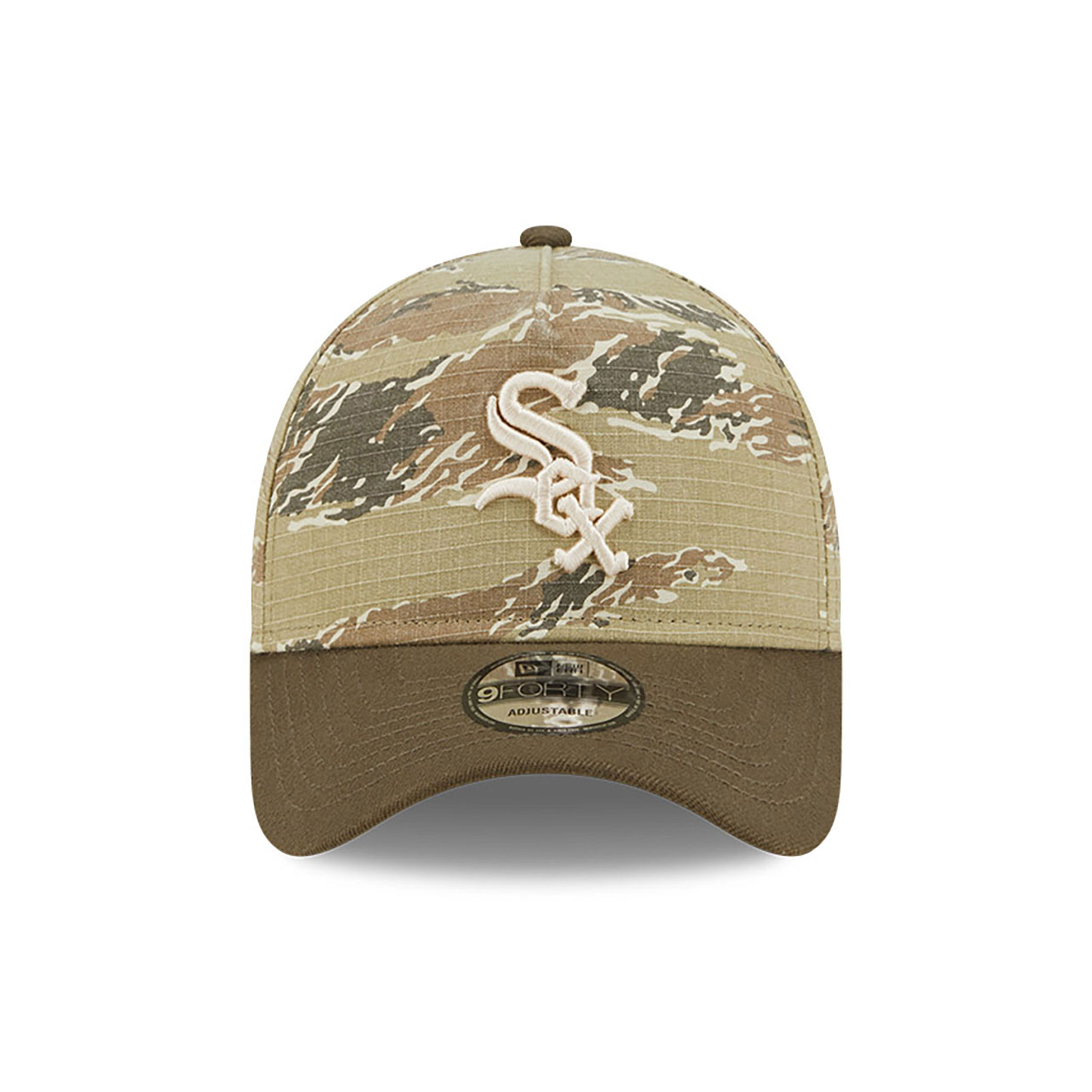 Chicago White Sox Two-Tone Tiger Camo Green 9FORTY A-Frame Adjustable Cap