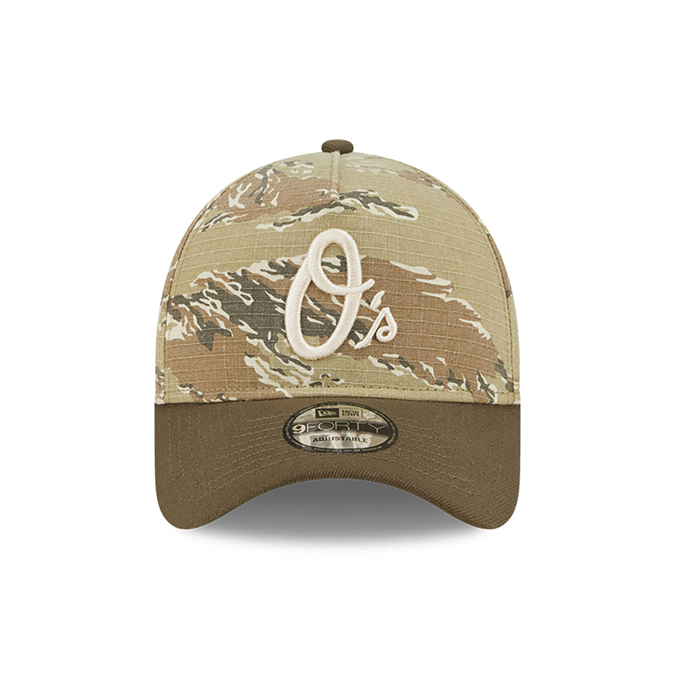 Baltimore Orioles Two-Tone Tiger Camo Green 9FORTY A-Frame Adjustable Cap