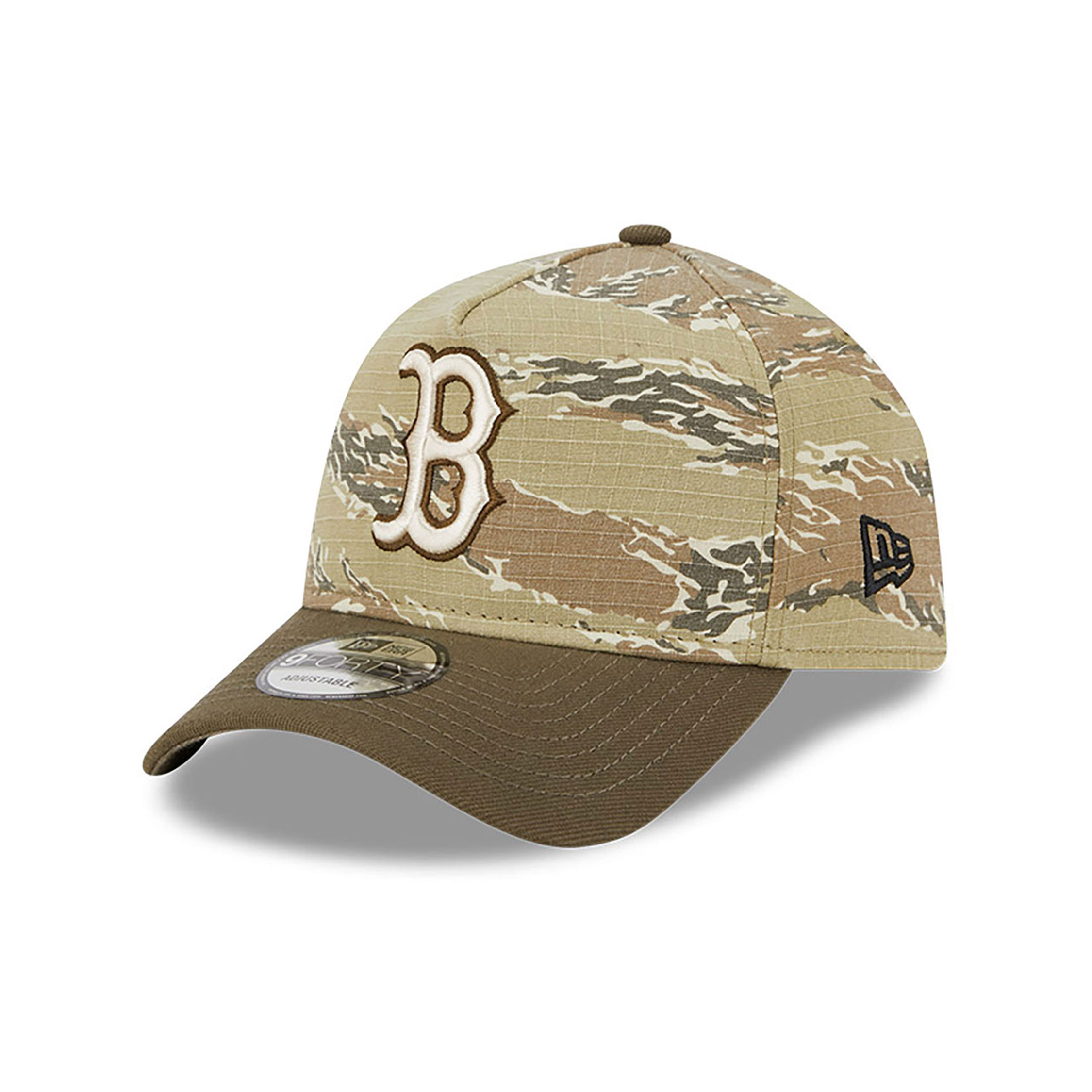 Boston Red Sox Two-Tone Tiger Camo Green 9FORTY A-Frame Adjustable Cap