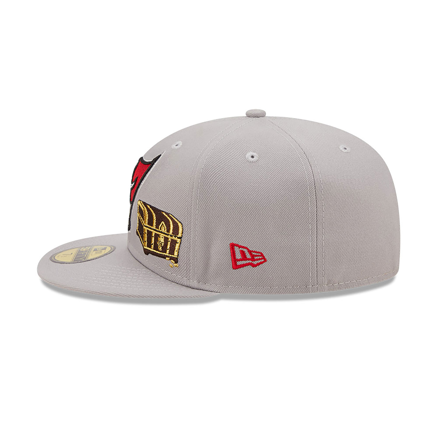 Tampa Bay Buccaneers NFL Treasure Island Grey 59FIFTY Fitted Cap