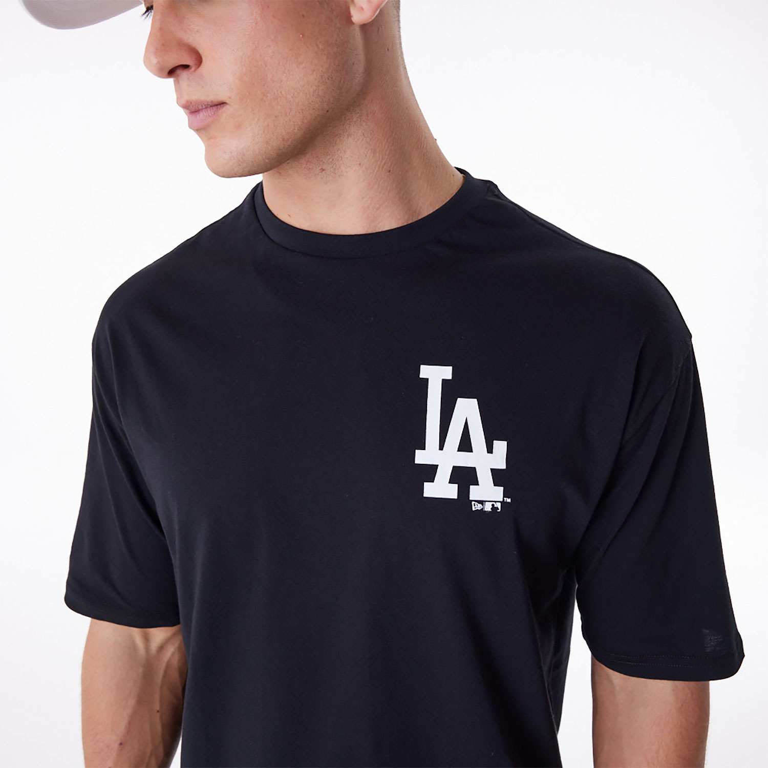 LA Dodgers MLB Essential Black Oversized T-Shirt