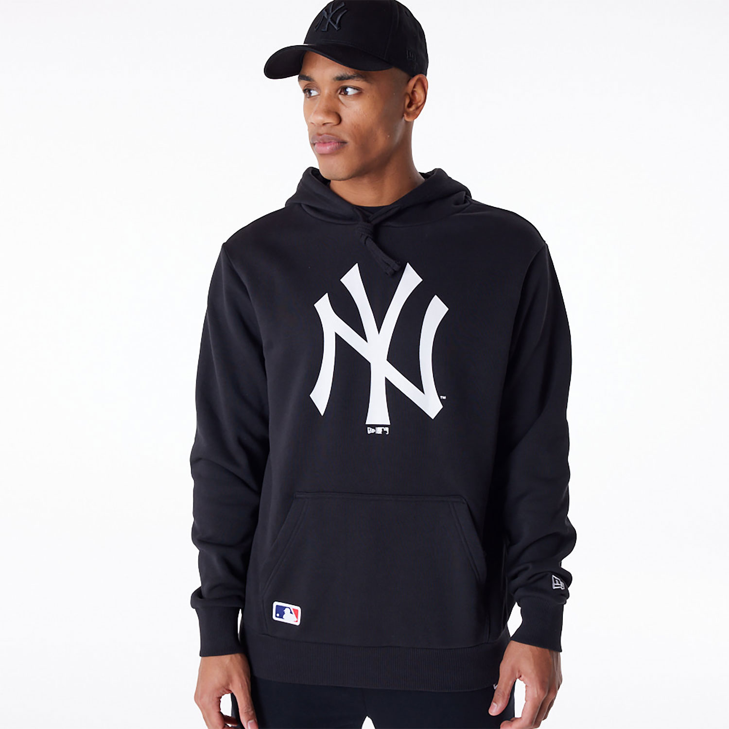 New York Yankees MLB Regular Black Pullover Hoodie