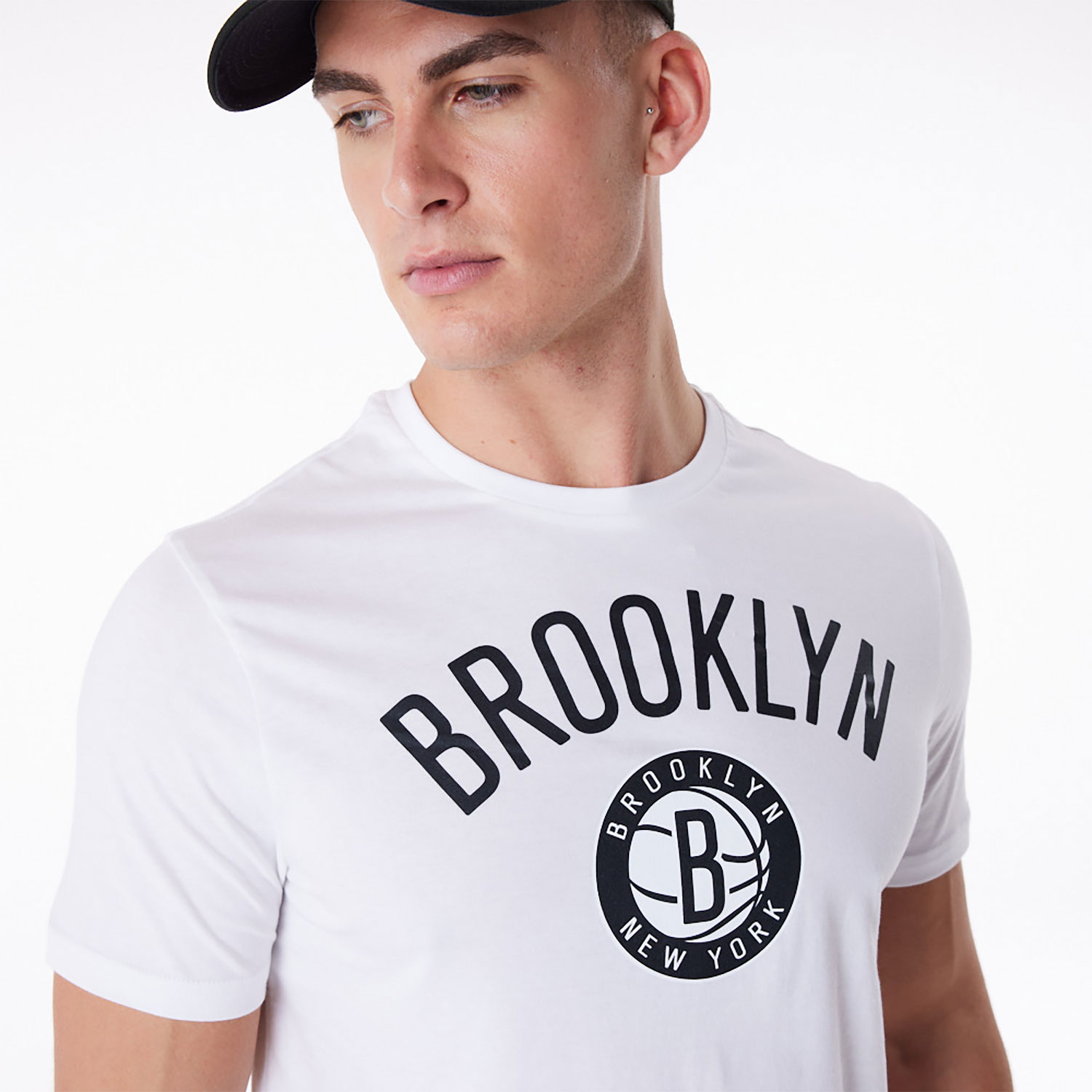 Brooklyn Nets NBA Regular White T-Shirt