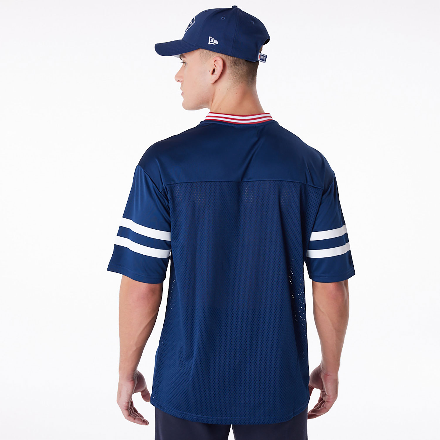 New England Patriots NFL Dark Blue Mesh T-Shirt