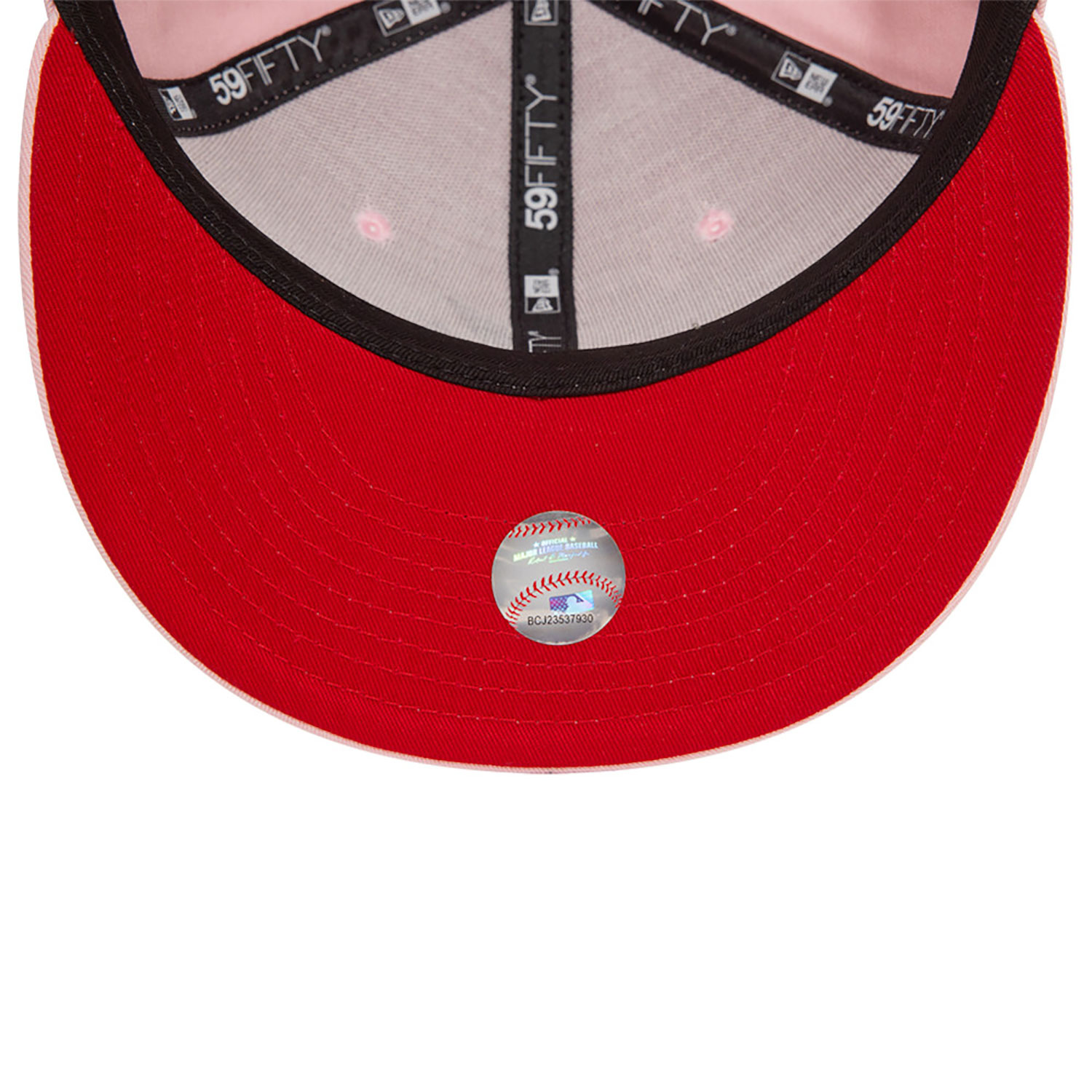 Atlanta Braves Pink Red 59FIFTY Fitted Cap