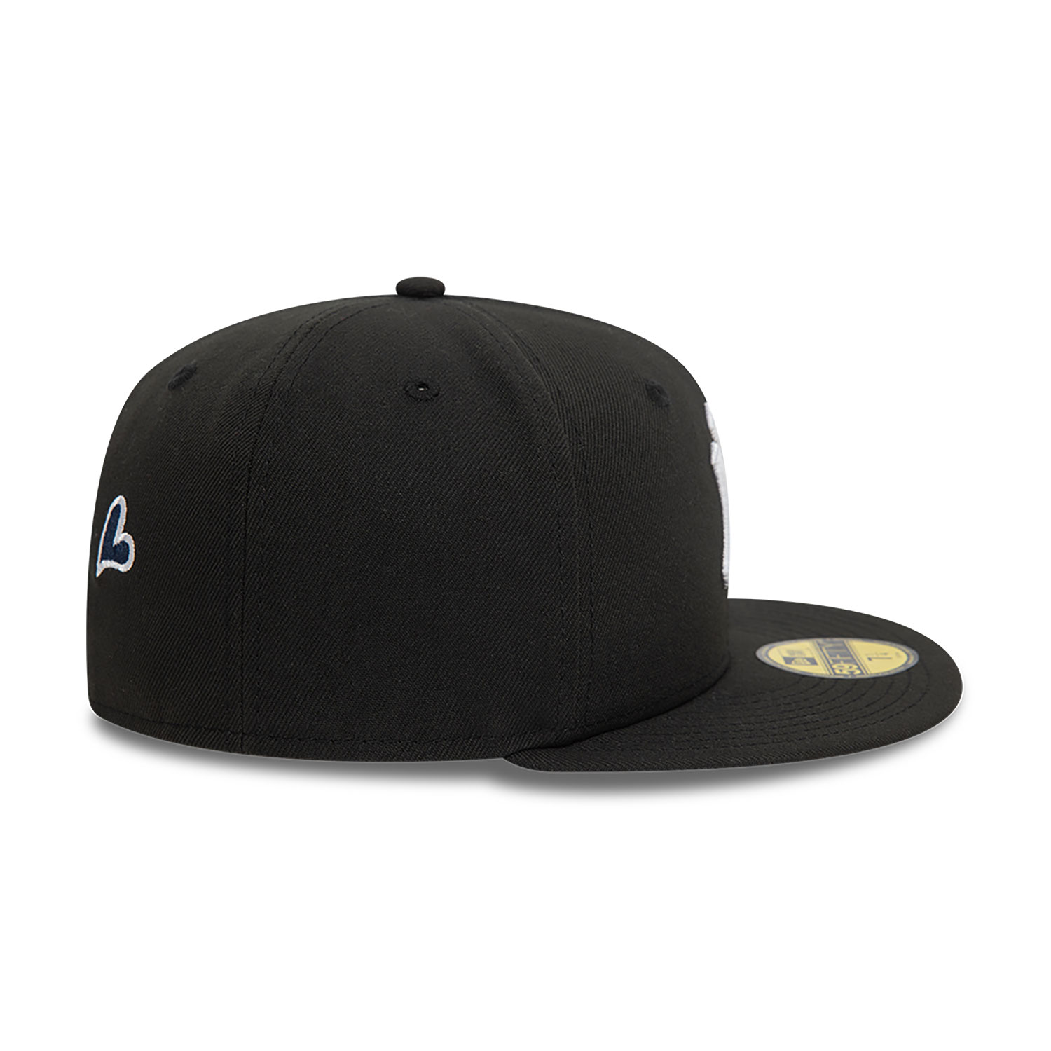 New York Yankees MLB Team Heart Black 59FIFTY Fitted Cap
