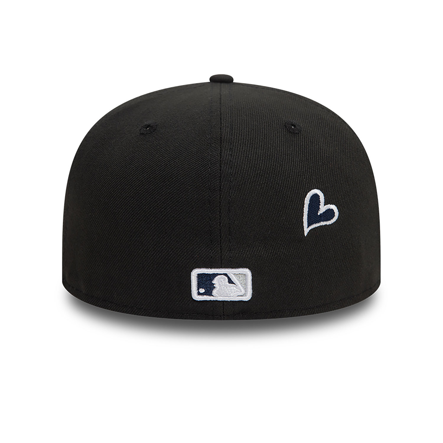 New York Yankees MLB Team Heart Black 59FIFTY Fitted Cap