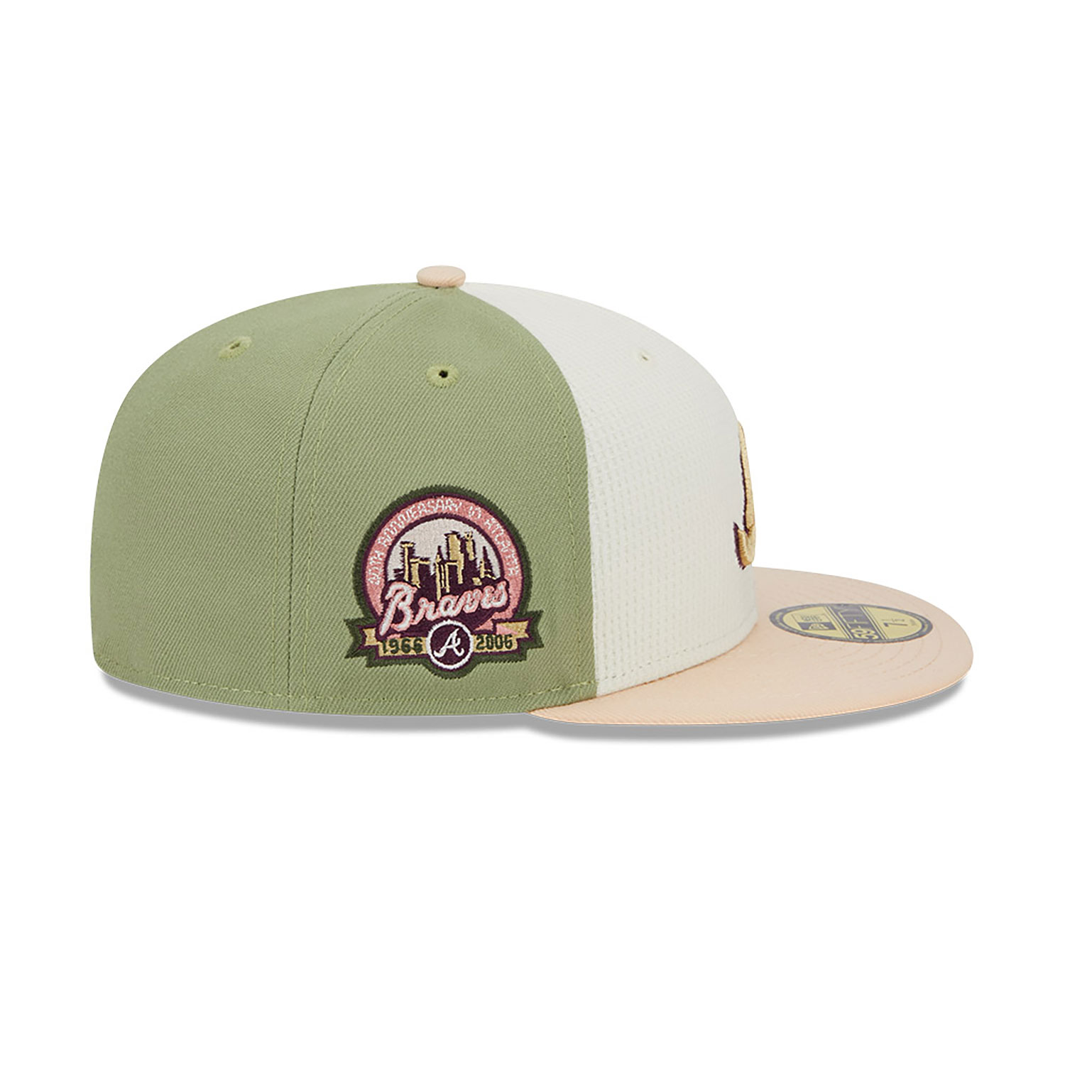 Atlanta Braves Thermal Front Pastel Green 59FIFTY Fitted Cap