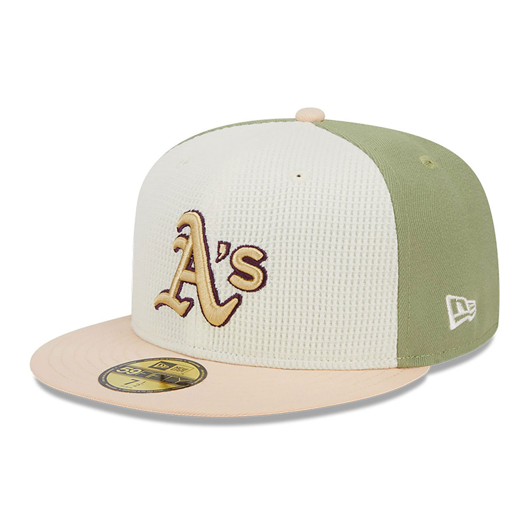 Oakland Athletics Thermal Front Pastel Green 59FIFTY Fitted Cap