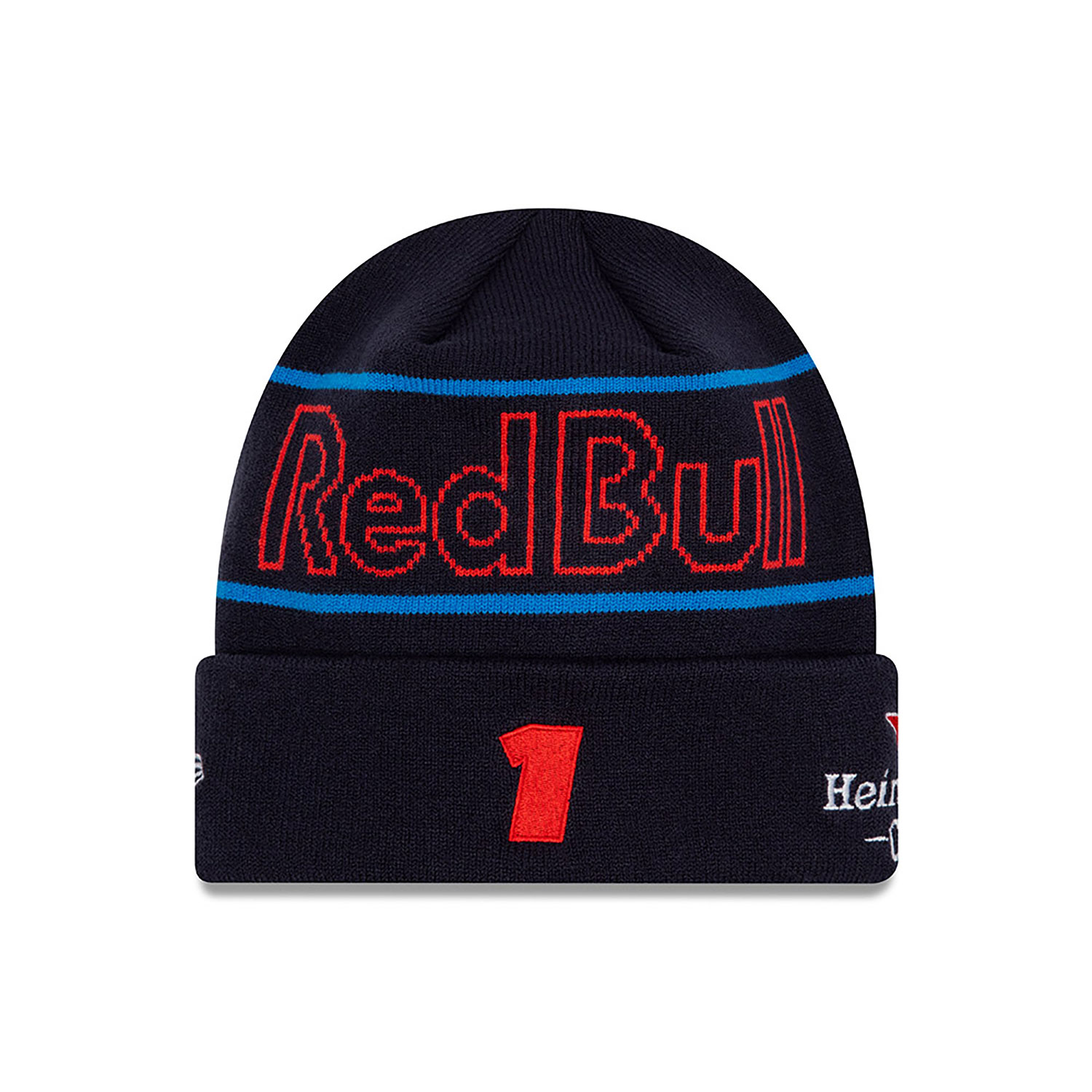 Red Bull Racing Max Verstappen Team Navy Cuff Knit Beanie Hat