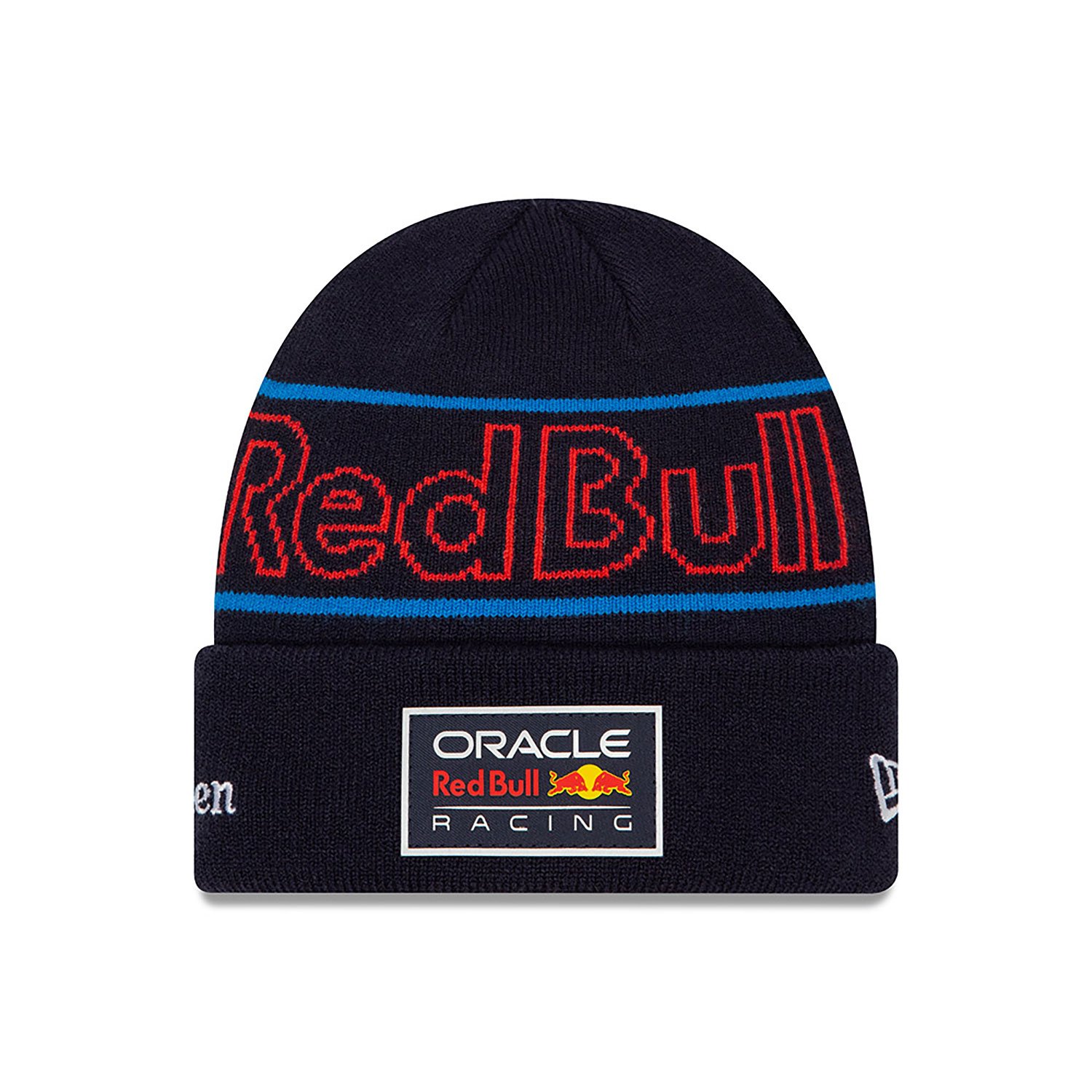 Red Bull Racing Youth Max Verstappen Team Navy Cuff Knit Beanie Hat