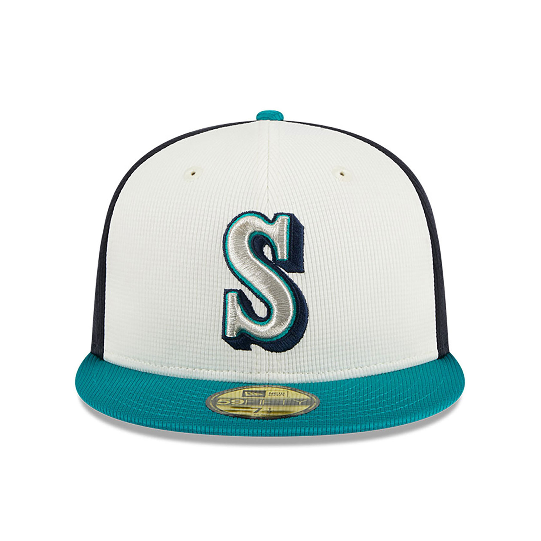 Seattle Mariners MLB Batting Practice Navy 59FIFTY Fitted Cap