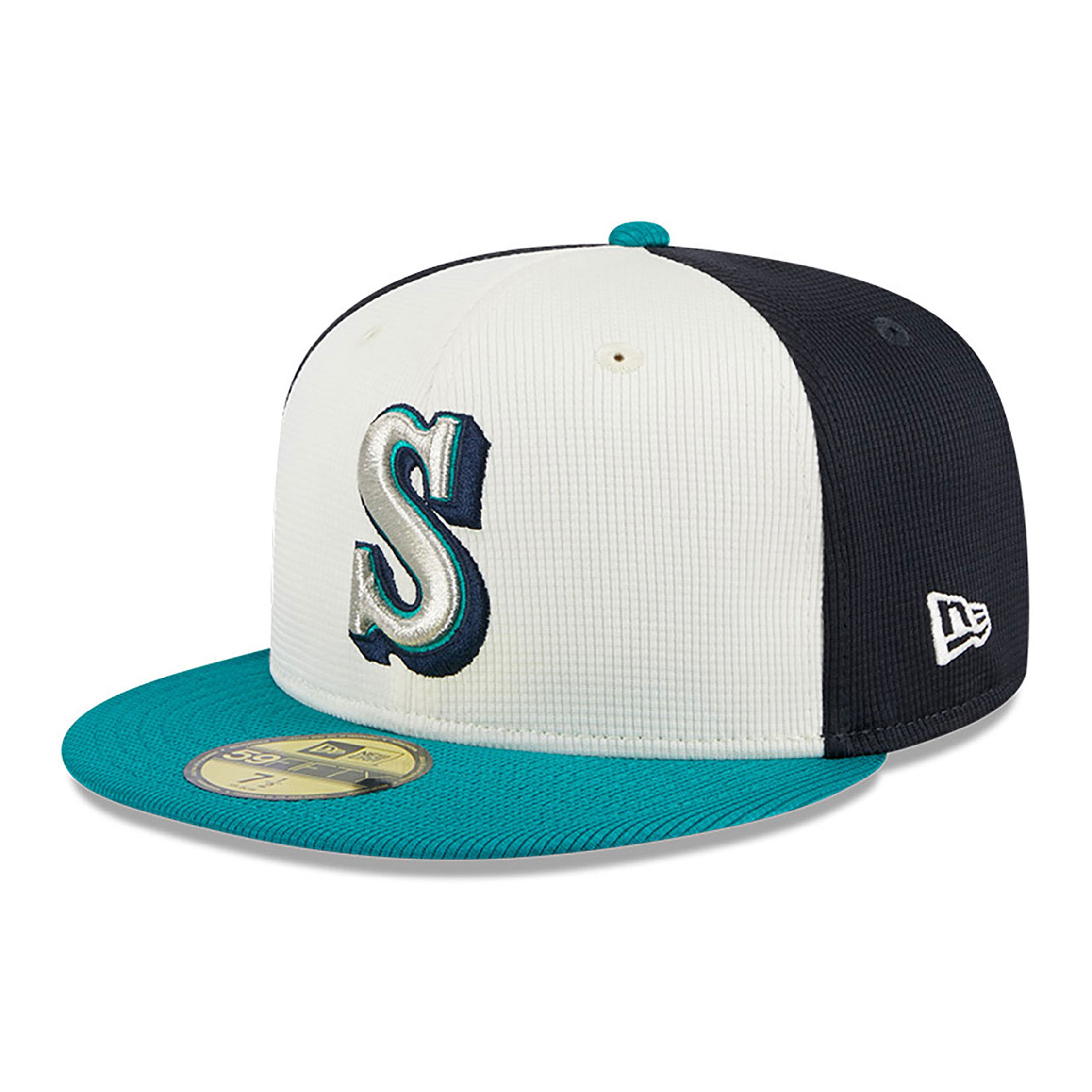 Seattle Mariners MLB Batting Practice Navy 59FIFTY Fitted Cap