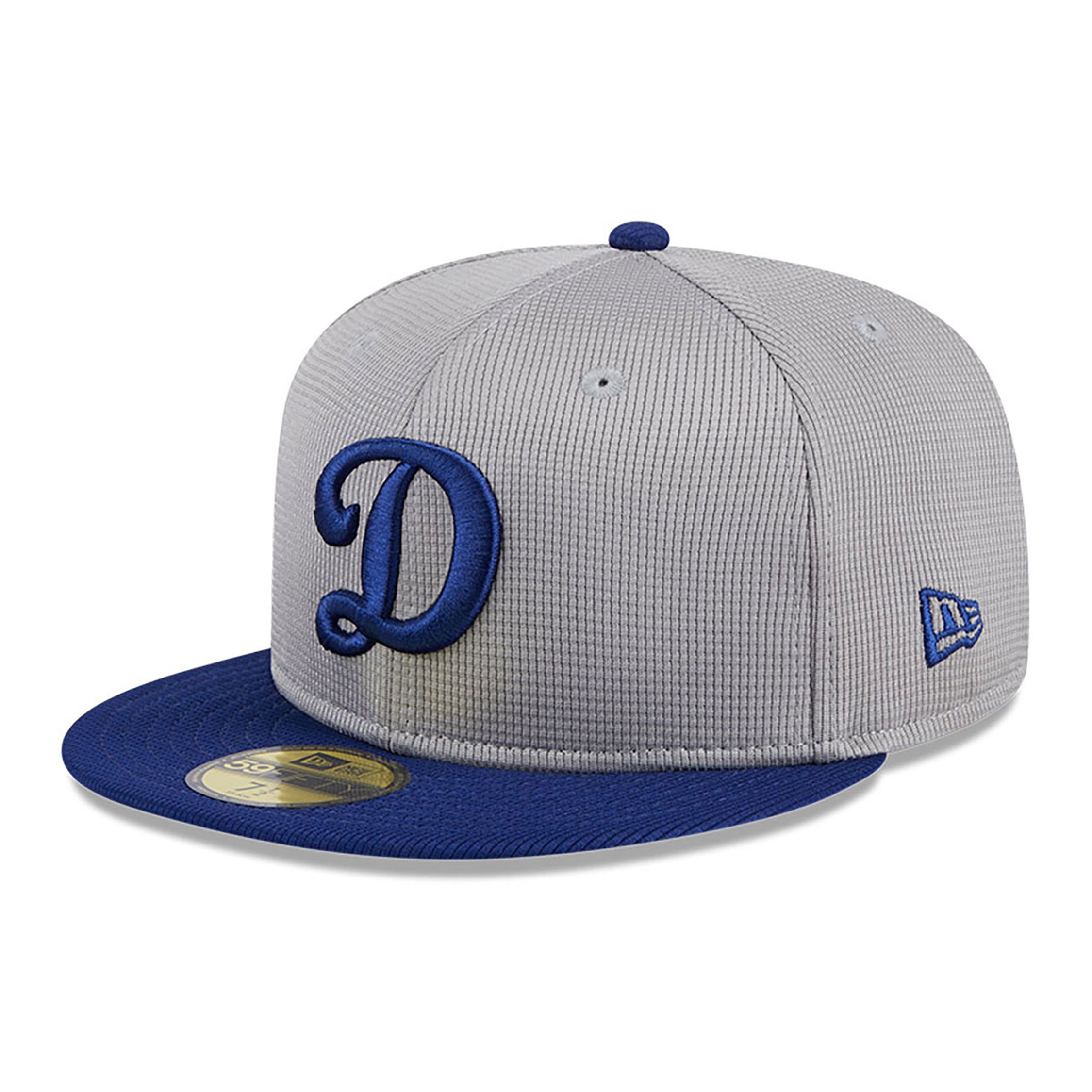 LA Dodgers MLB Batting Practice Grey 59FIFTY Fitted Cap